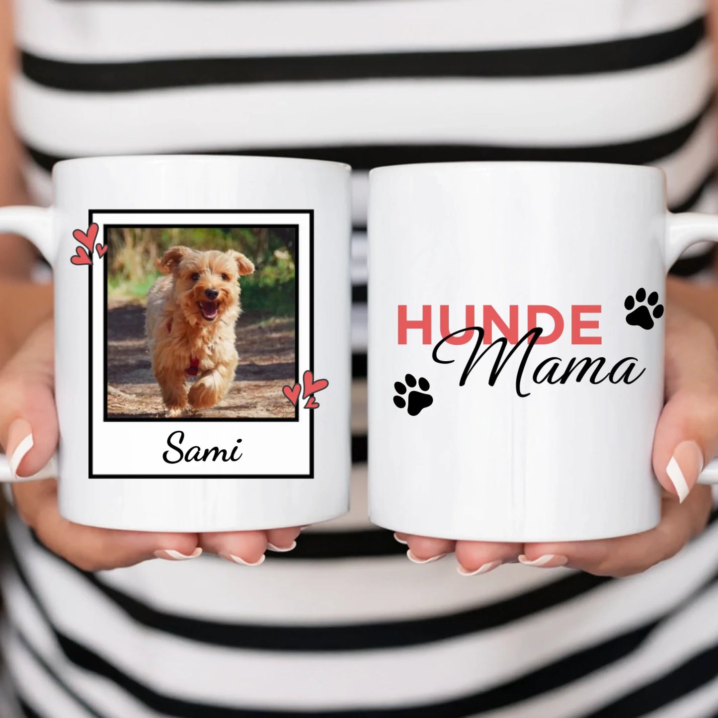 Hunde Mama - Individuelle Keramiktasse mit Foto