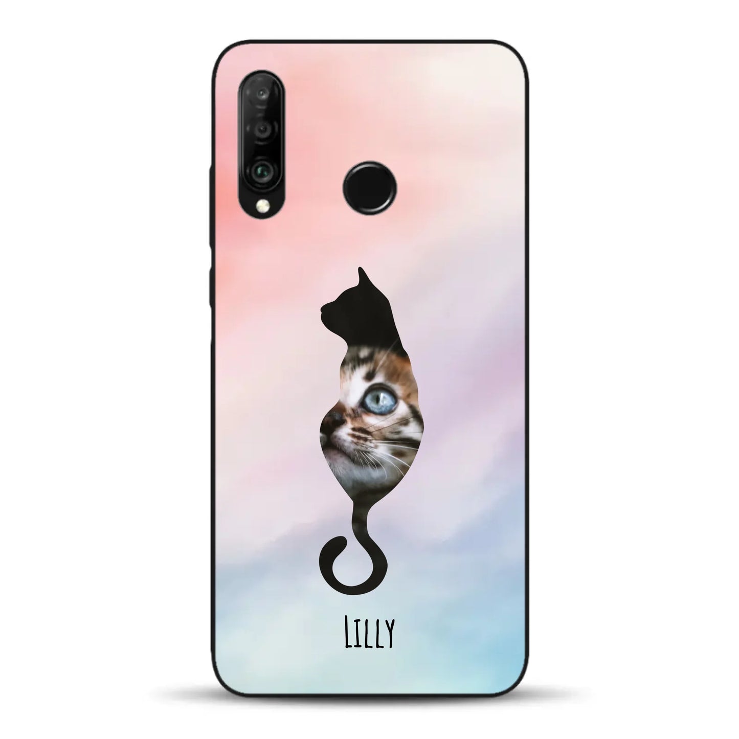Silhouette Love - Individuelle Handyhülle für Huawei