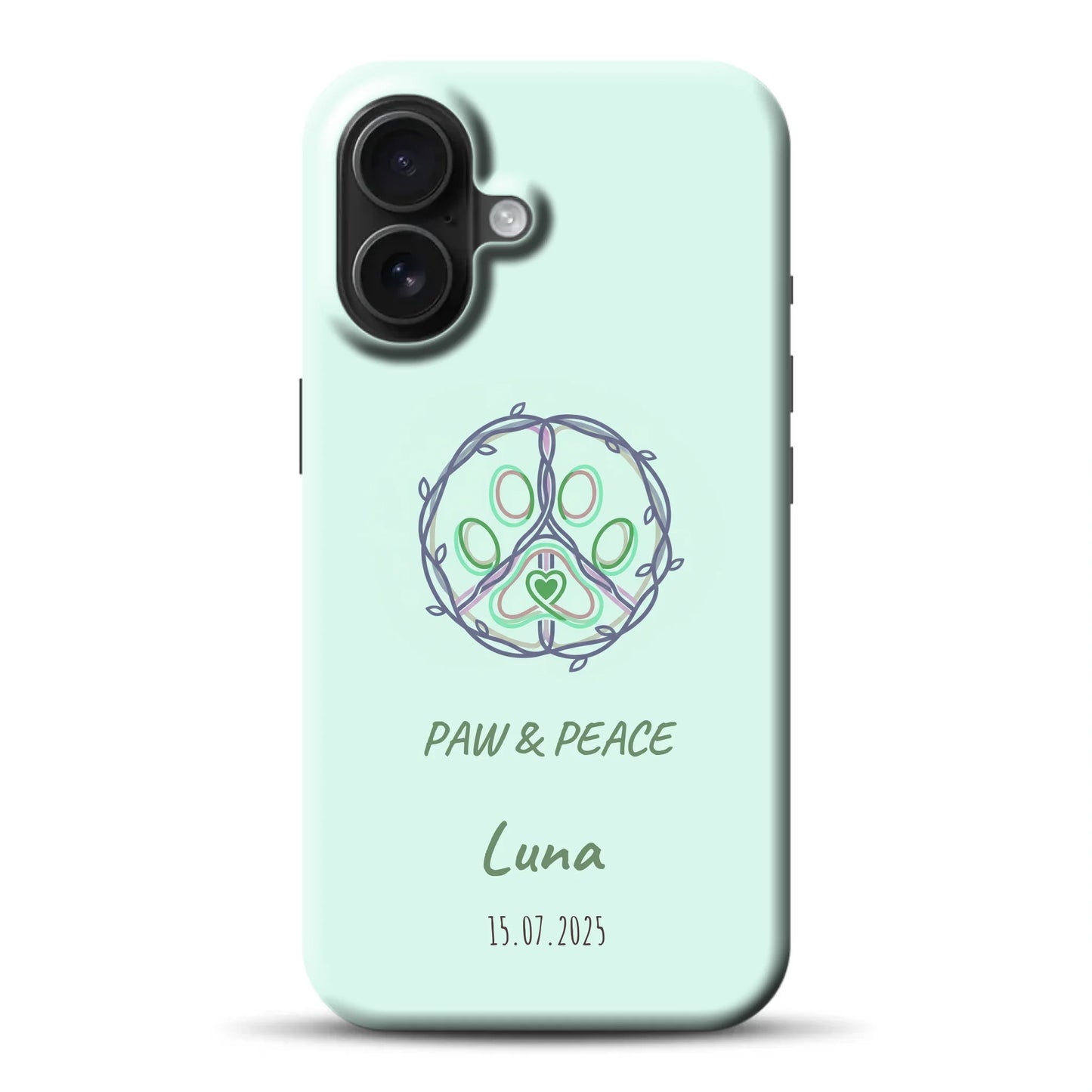 Paw & Peace - Individuelle Premium Hülle für iPhone