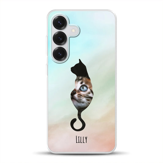 Silhouette Love - Individuelle Handyhülle für Samsung