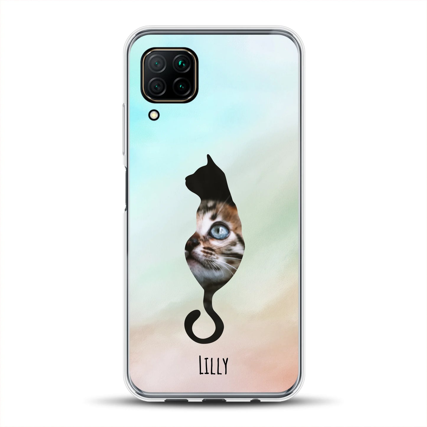 Silhouette Love - Individuelle Handyhülle für Huawei