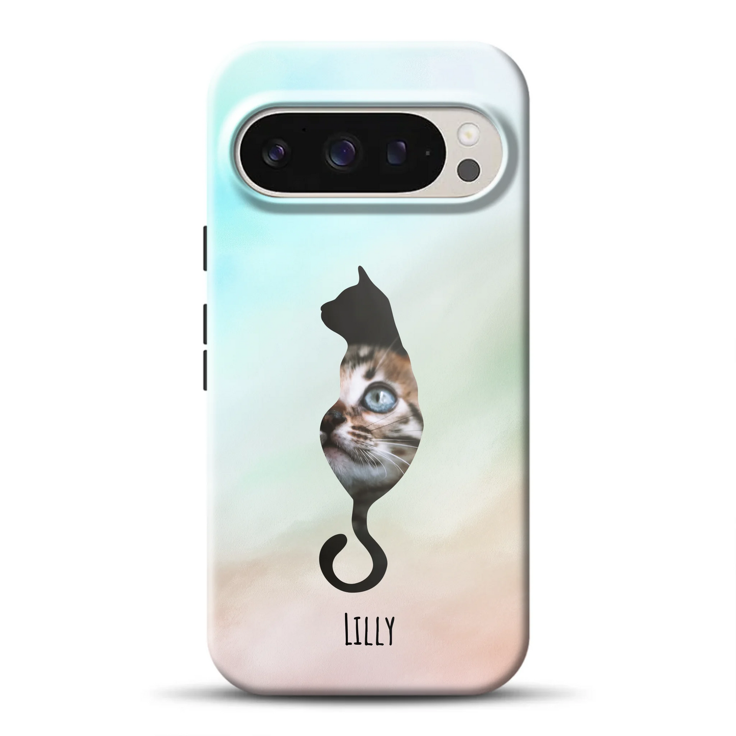 Silhouette Love - Individuelle Premium Hülle für Google