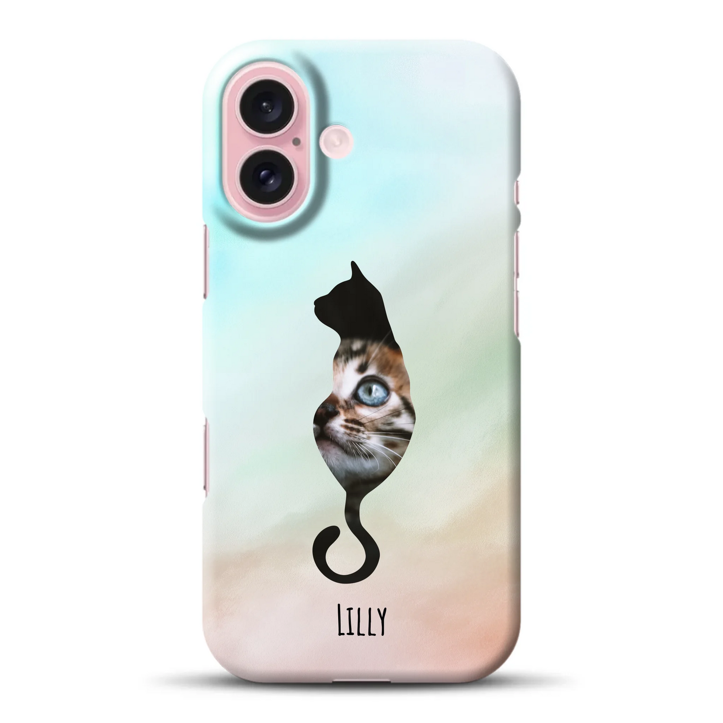 Silhouette Love - Individuelle Hardcase Hülle für iPhone