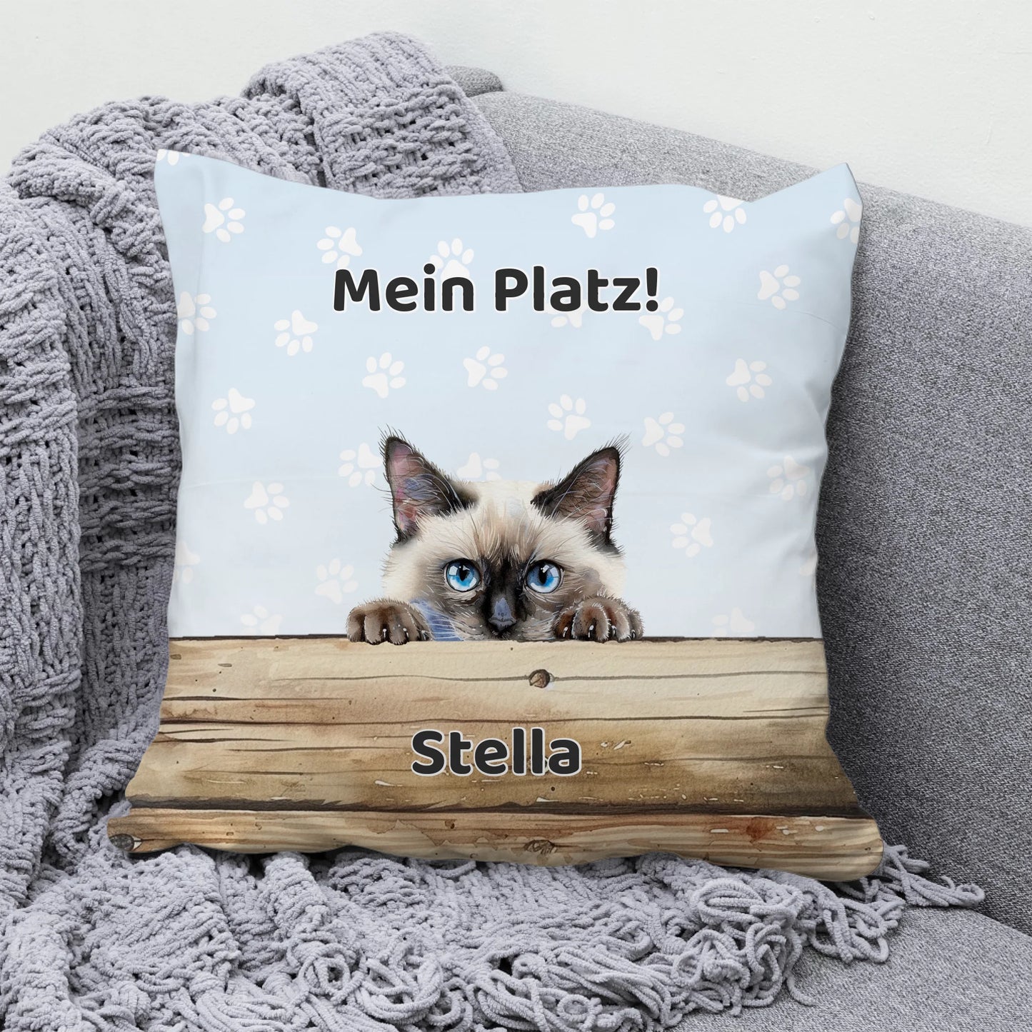 Peekaboo - Individuelles Kissen