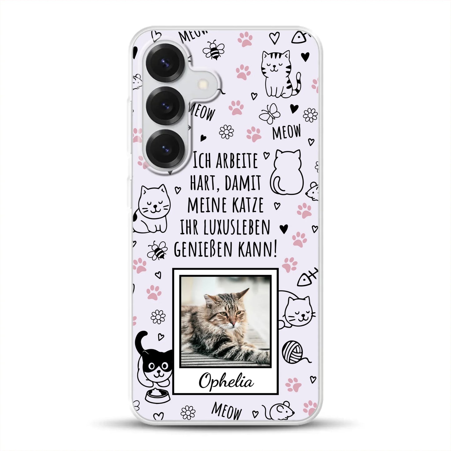 Luxuskatze - Individuelle Handyhülle für Samsung