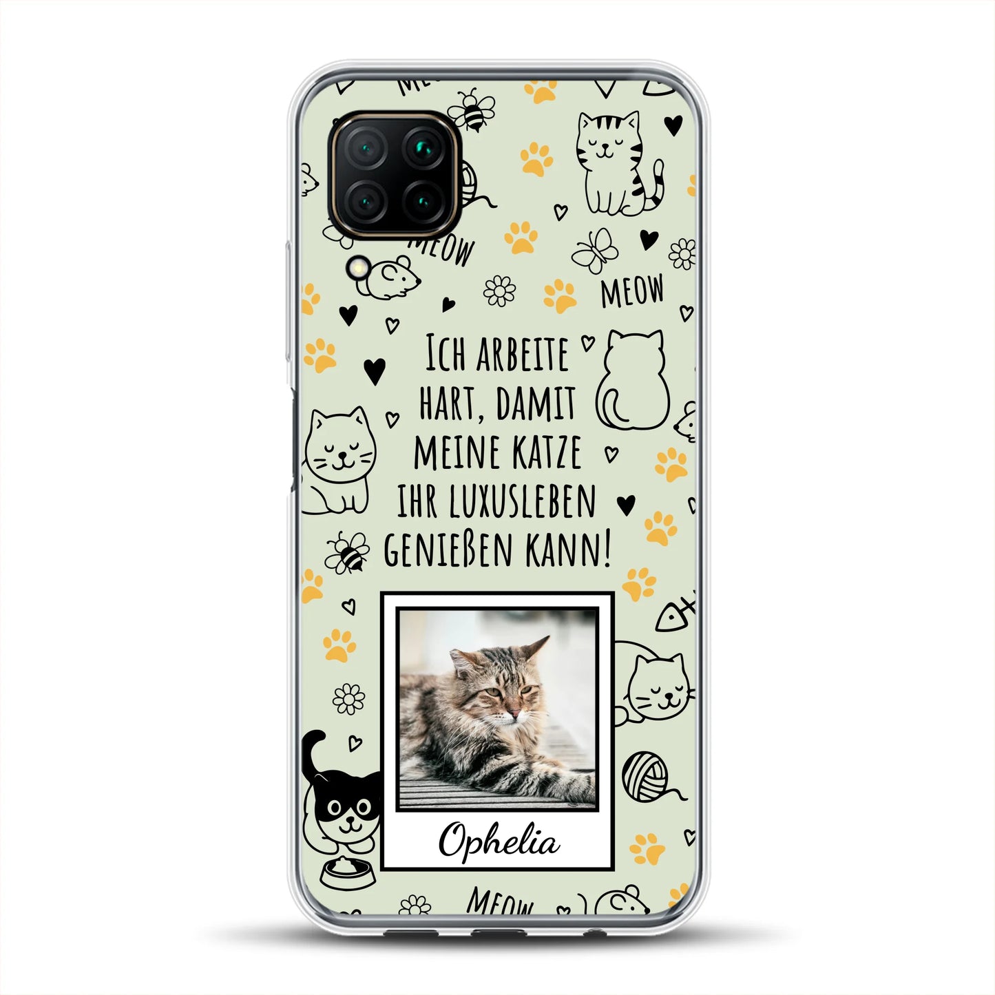 Luxuskatze - Individuelle Handyhülle für Huawei