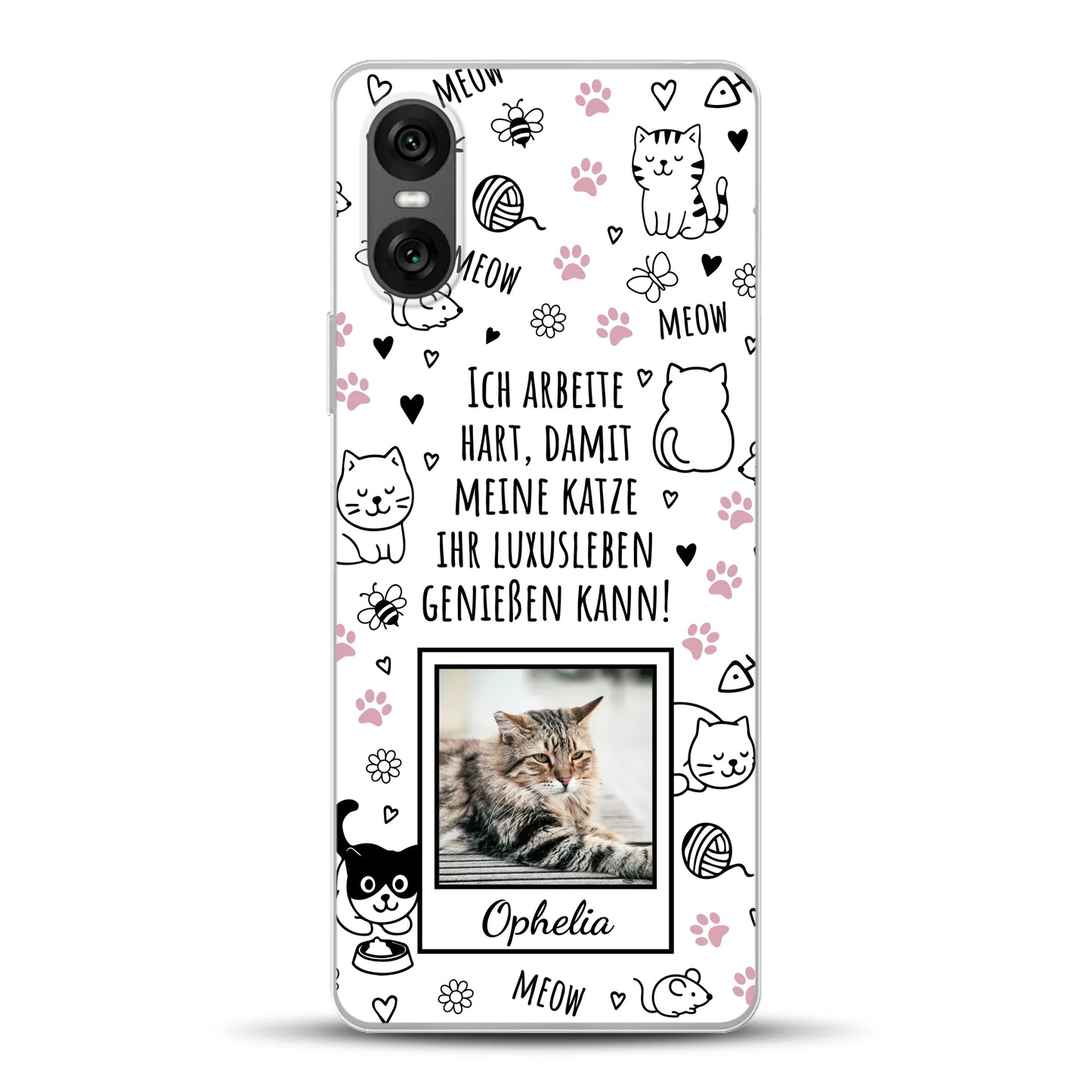 Luxuskatze - Individuelle Handyhülle