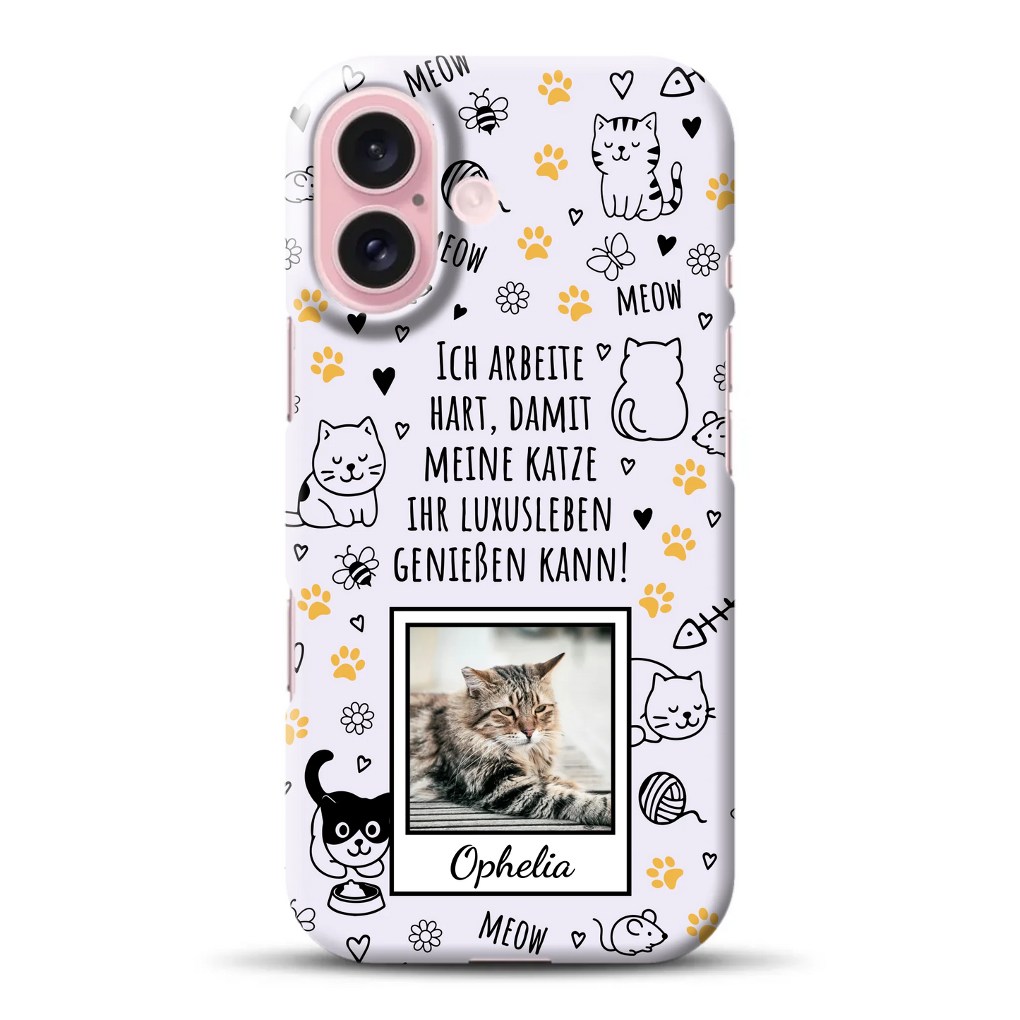 Luxuskatze - Individuelle Hardcase Hülle für iPhone