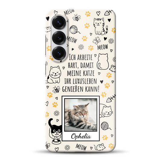 Luxuskatze - Individuelle Hardcase Hülle für Samsung
