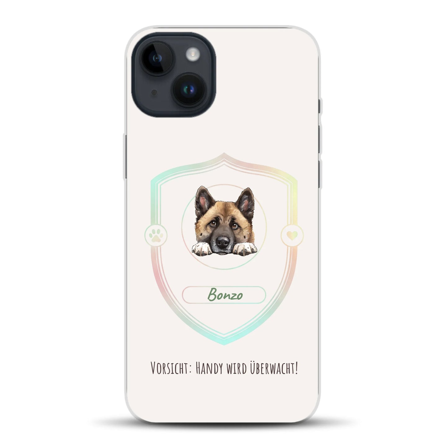 Vorsicht: Handy wird überwacht! - Individuelle Handyhülle für iPhone