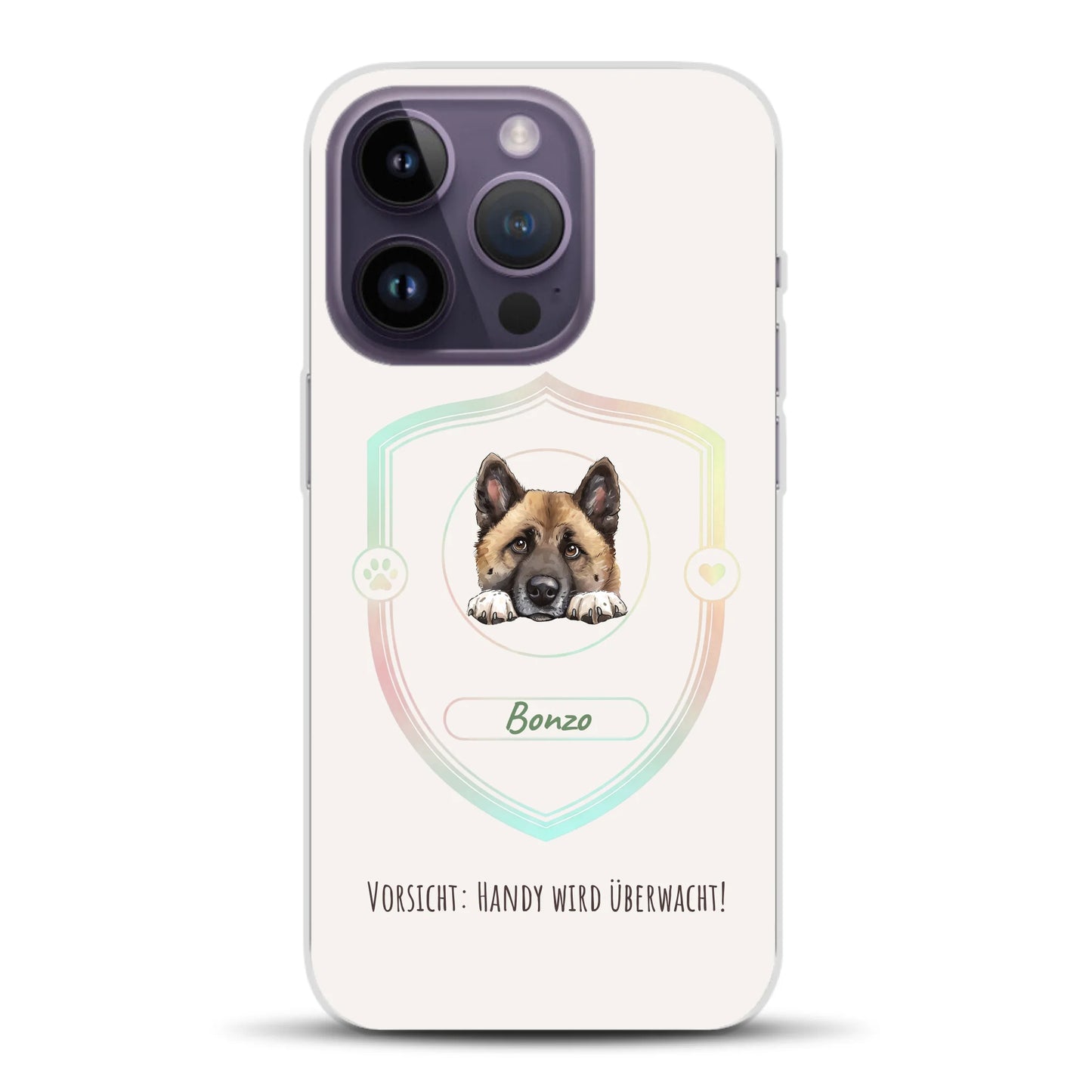 Vorsicht: Handy wird überwacht! - Individuelle Handyhülle für iPhone
