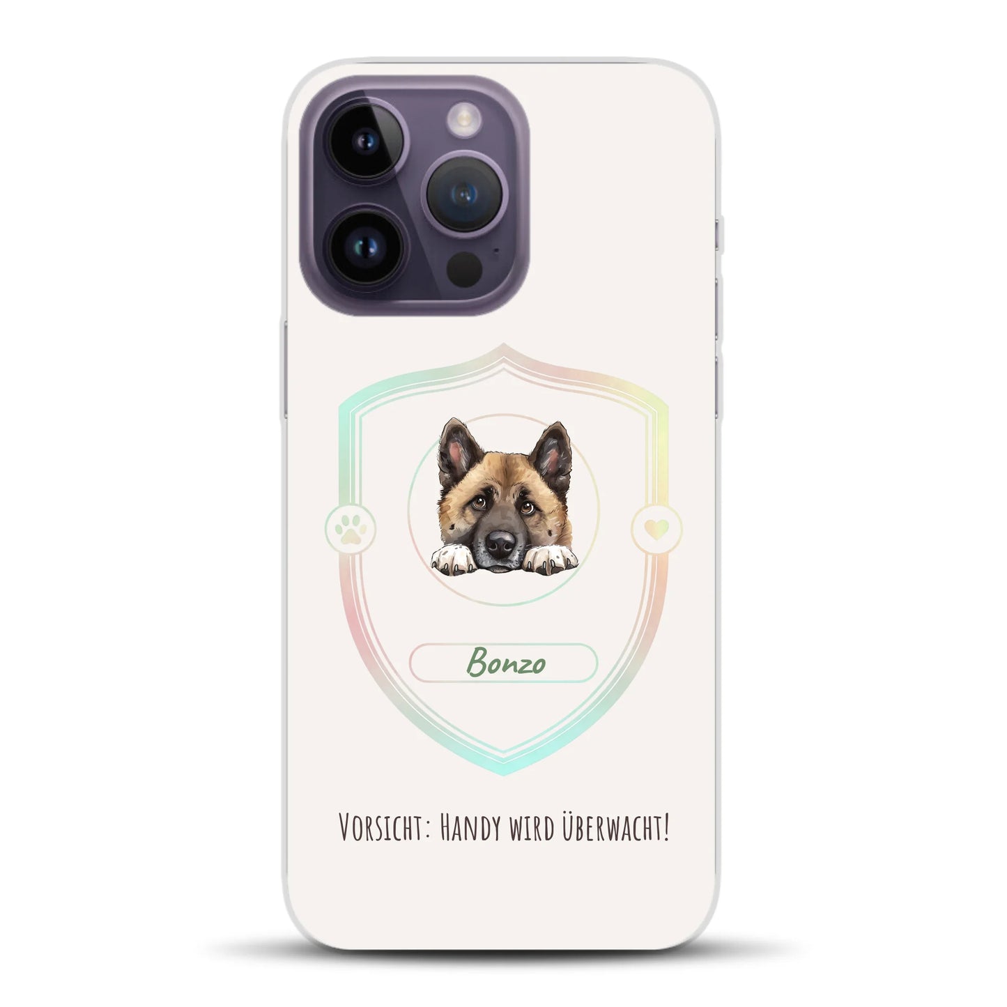 Vorsicht: Handy wird überwacht! - Individuelle Handyhülle für iPhone