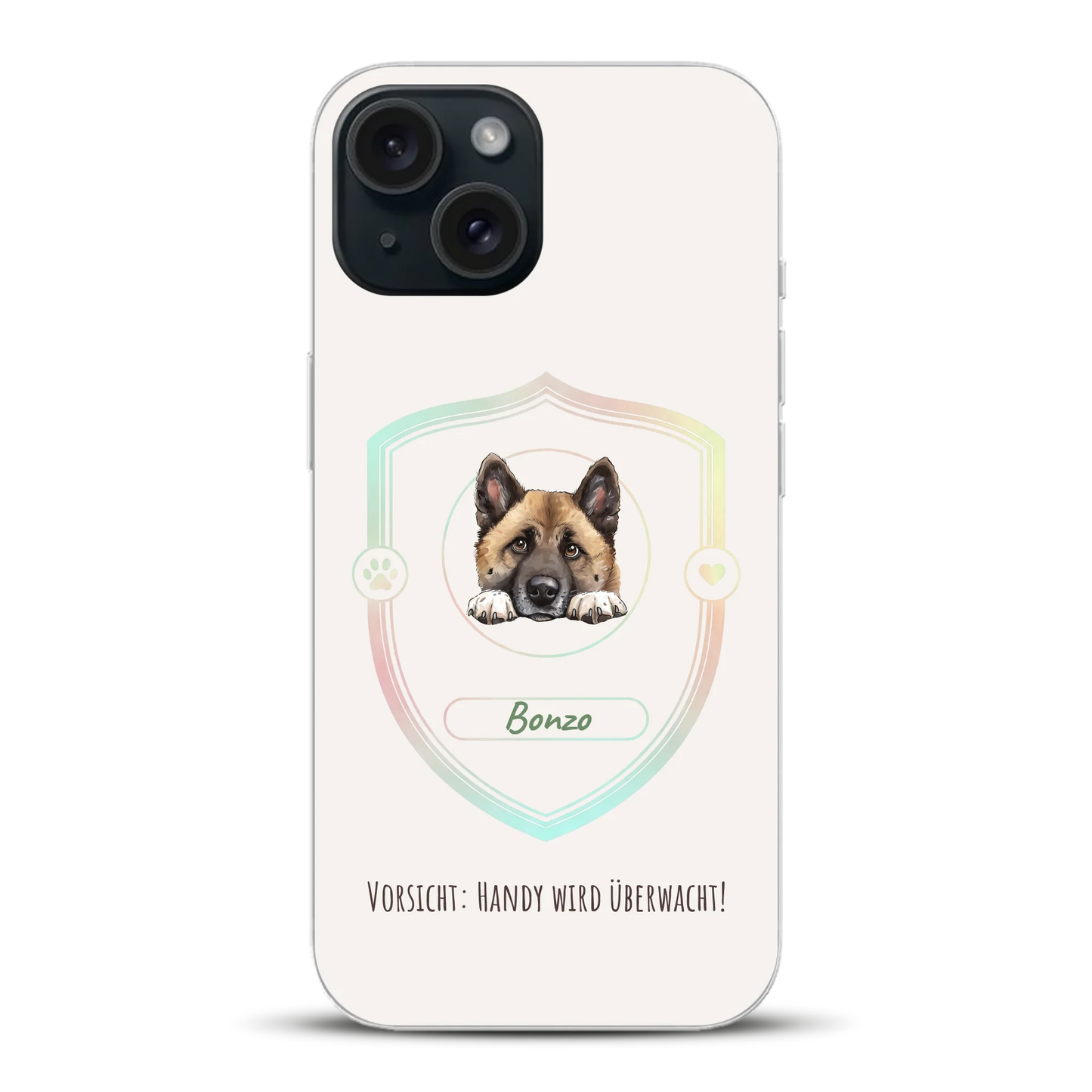 Vorsicht: Handy wird überwacht! - Individuelle Handyhülle für iPhone