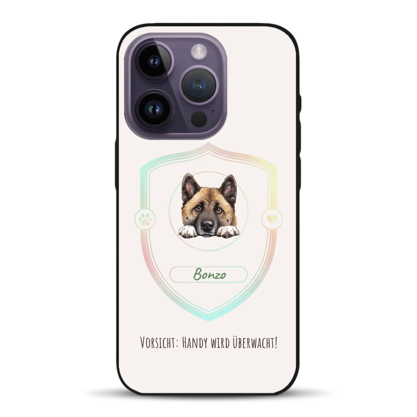 Vorsicht: Handy wird überwacht! - Individuelle Handyhülle für iPhone