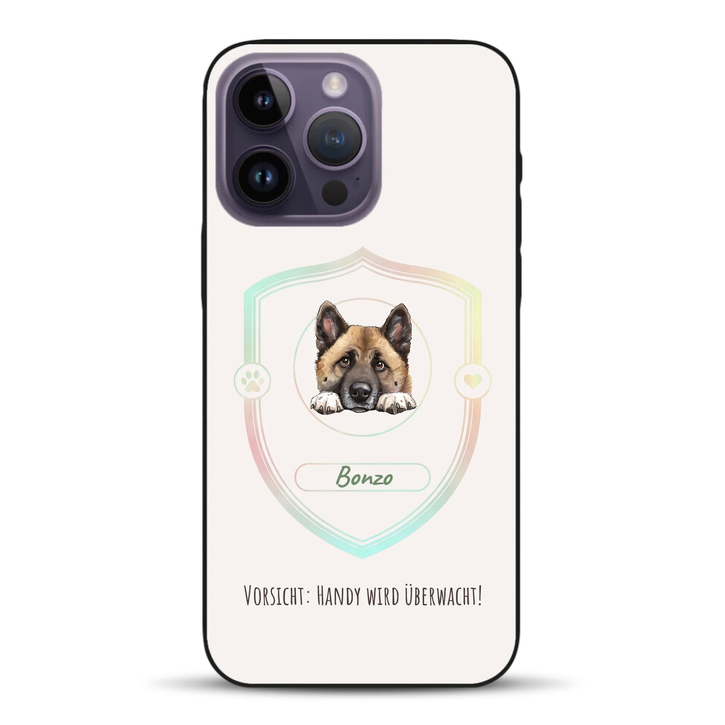 Vorsicht: Handy wird überwacht! - Individuelle Handyhülle für iPhone