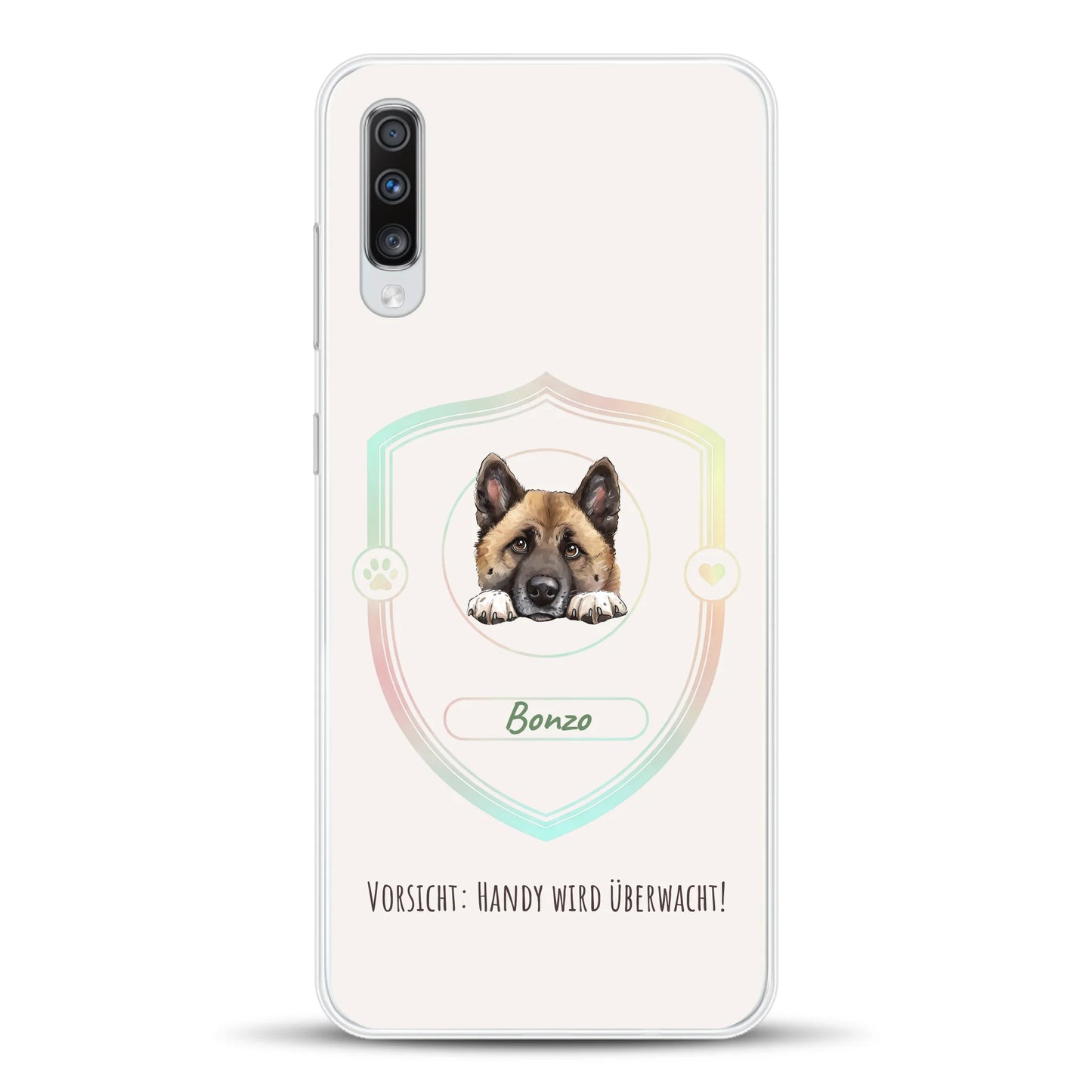 Vorsicht: Handy wird überwacht!  - Individuelle Handyhülle für Samsung