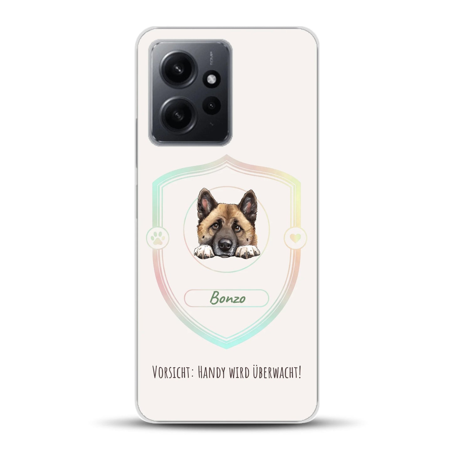Vorsicht: Handy wird überwacht!  - Individuelle Handyhülle für Xiaomi