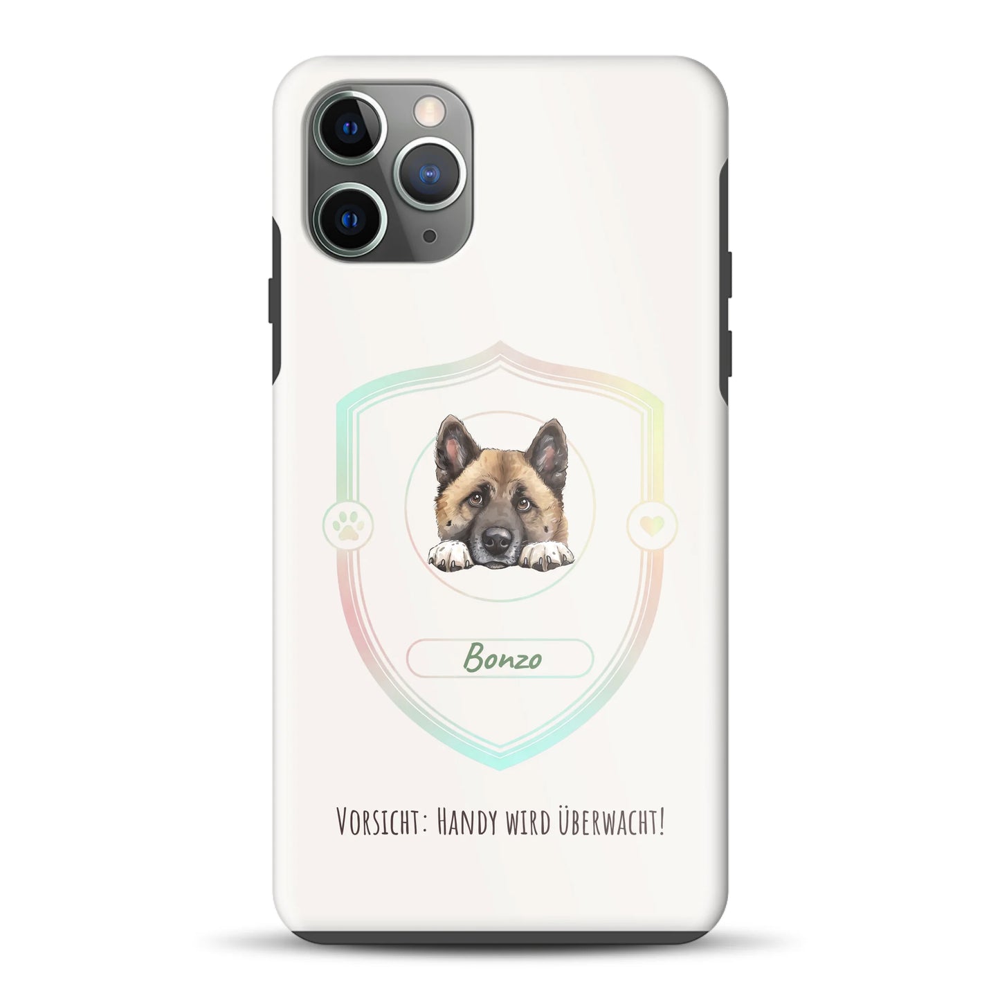 Vorsicht: Handy wird überwacht!  - Individuelle Premium Hülle für iPhone