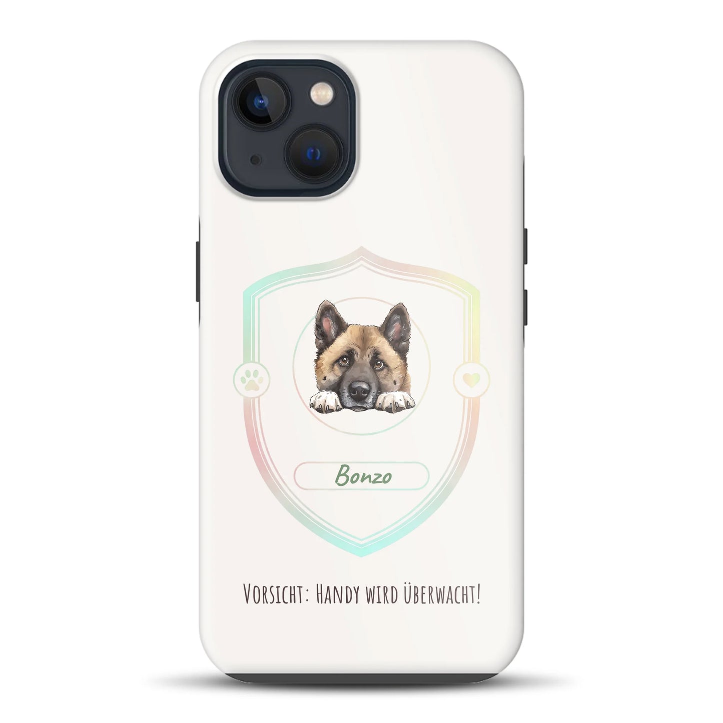 Vorsicht: Handy wird überwacht!  - Individuelle Premium Hülle für iPhone