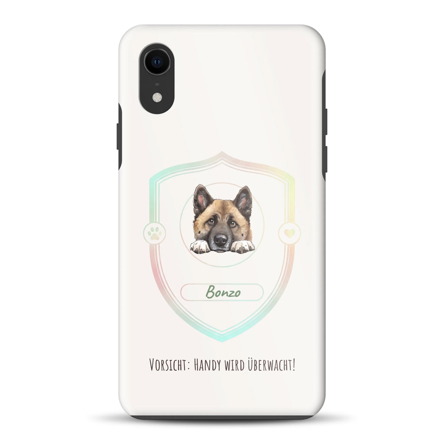 Vorsicht: Handy wird überwacht!  - Individuelle Premium Hülle für iPhone