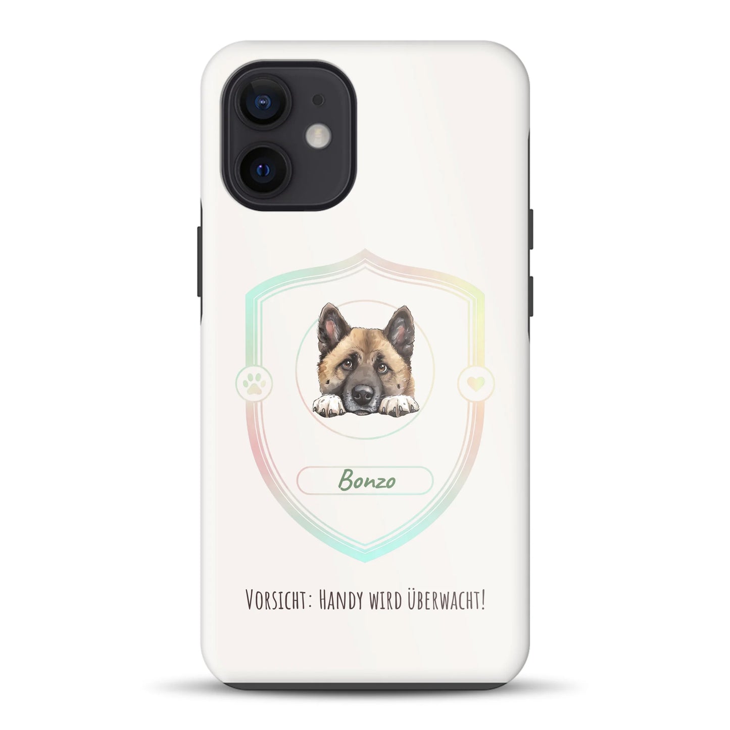 Vorsicht: Handy wird überwacht!  - Individuelle Premium Hülle für iPhone