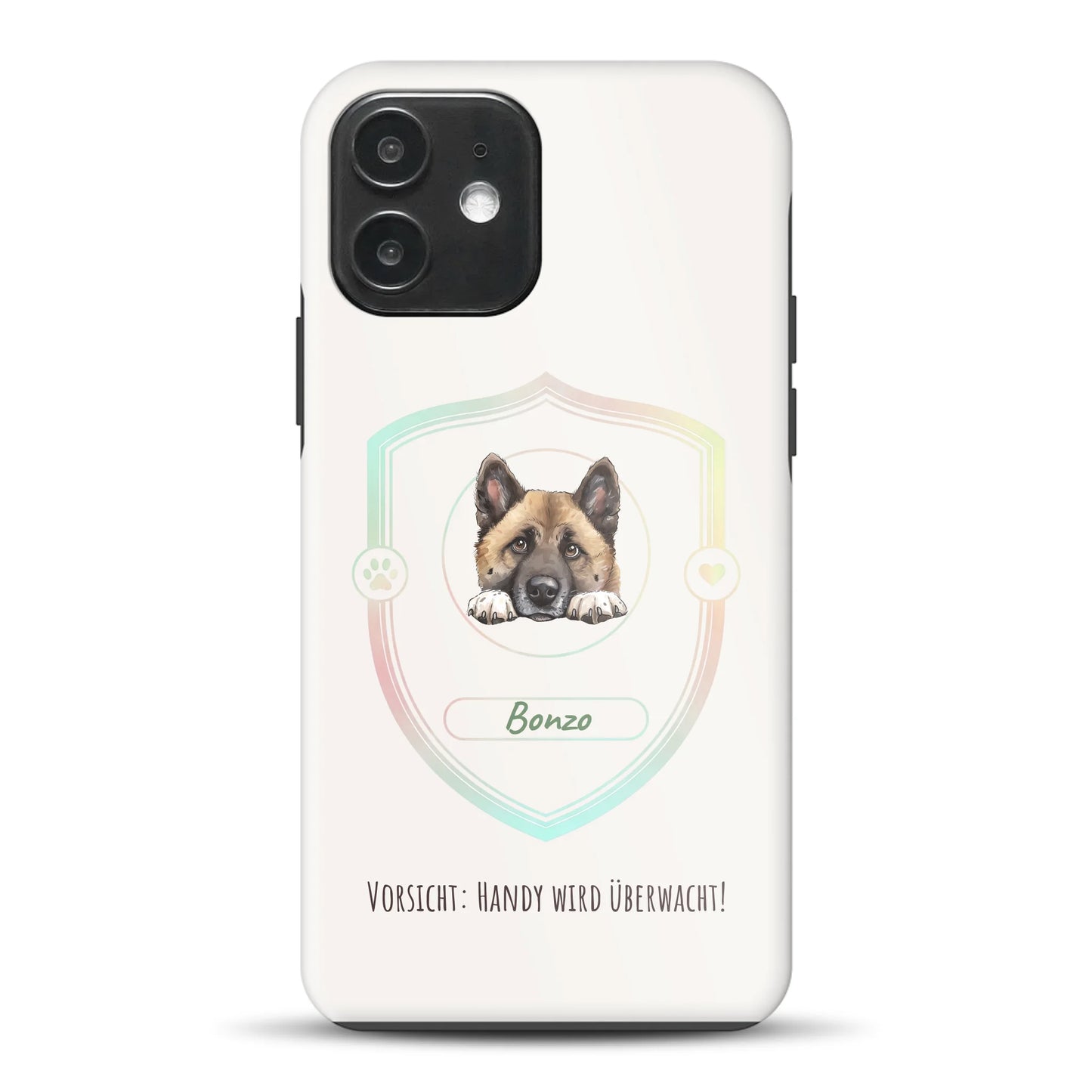 Vorsicht: Handy wird überwacht!  - Individuelle Premium Hülle für iPhone
