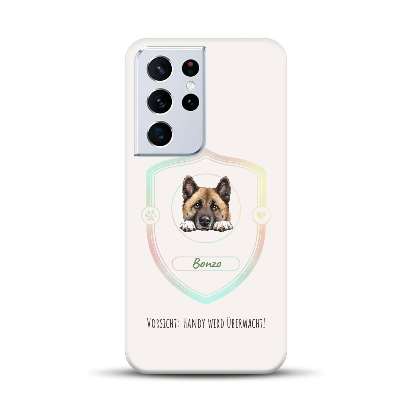 Vorsicht: Handy wird überwacht!  - Individuelle Premium Hülle für Samsung