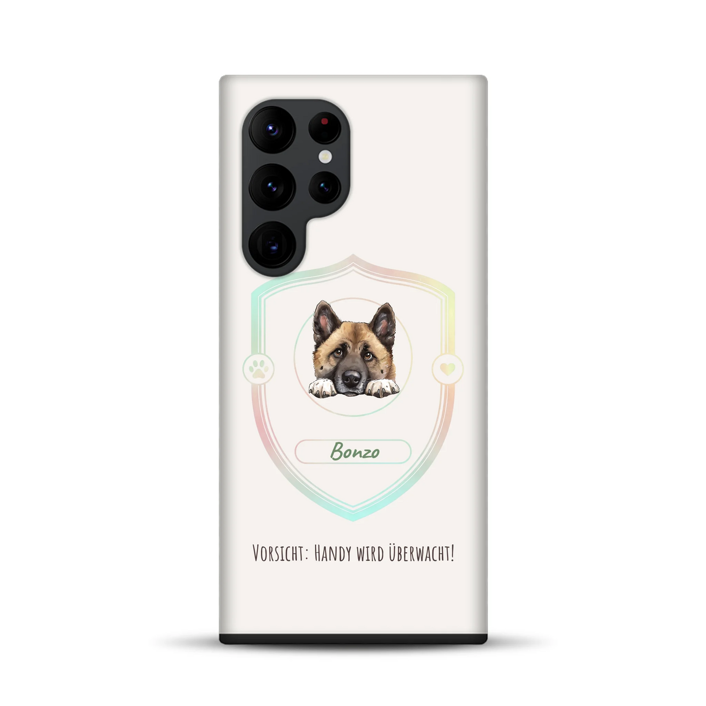 Vorsicht: Handy wird überwacht!  - Individuelle Premium Hülle für Samsung