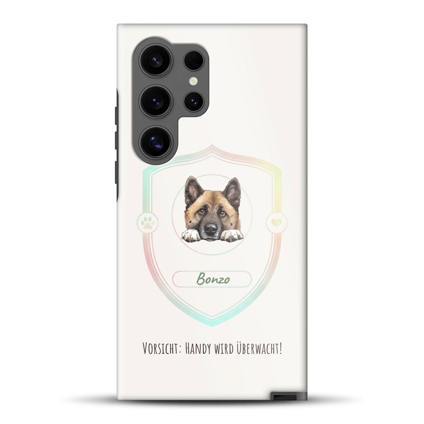 Vorsicht: Handy wird überwacht!  - Individuelle Premium Hülle für Samsung
