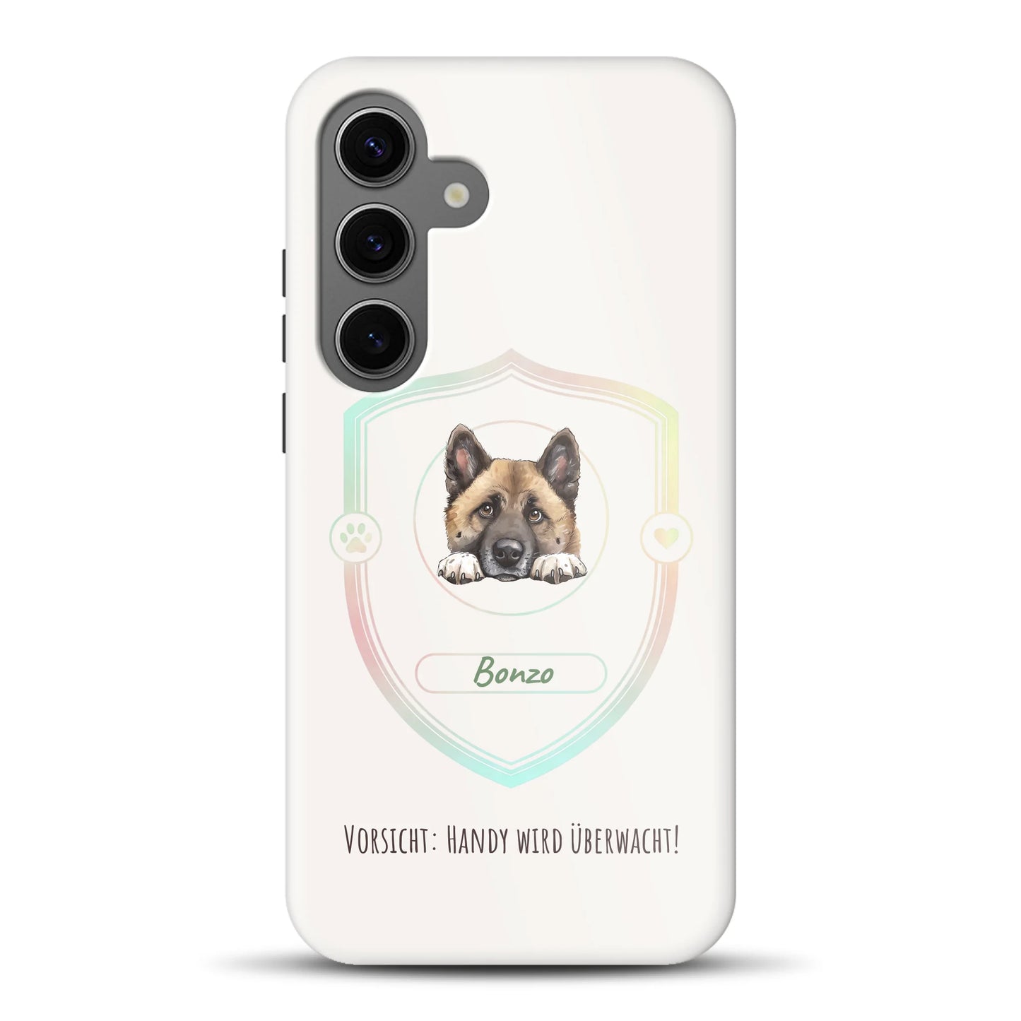 Vorsicht: Handy wird überwacht!  - Individuelle Premium Hülle für Samsung