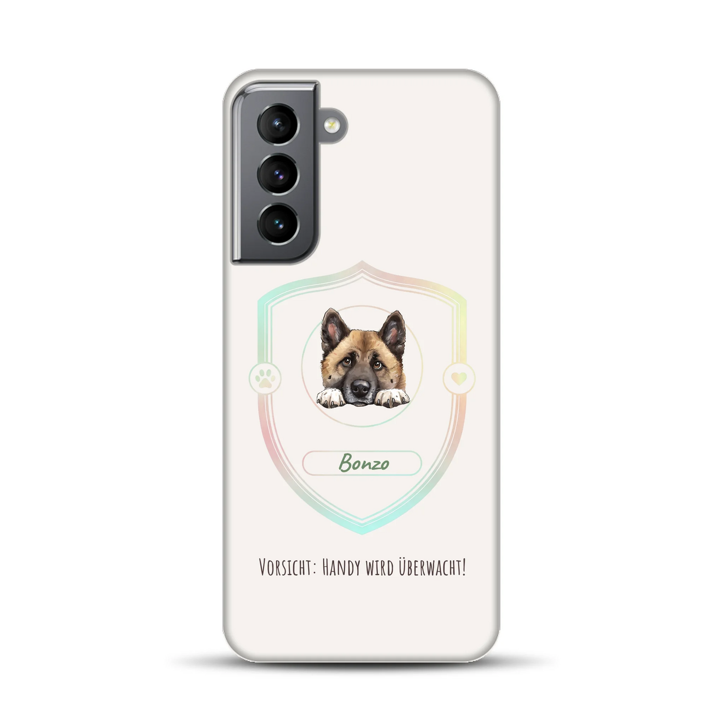 Vorsicht: Handy wird überwacht!  - Individuelle Premium Hülle für Samsung