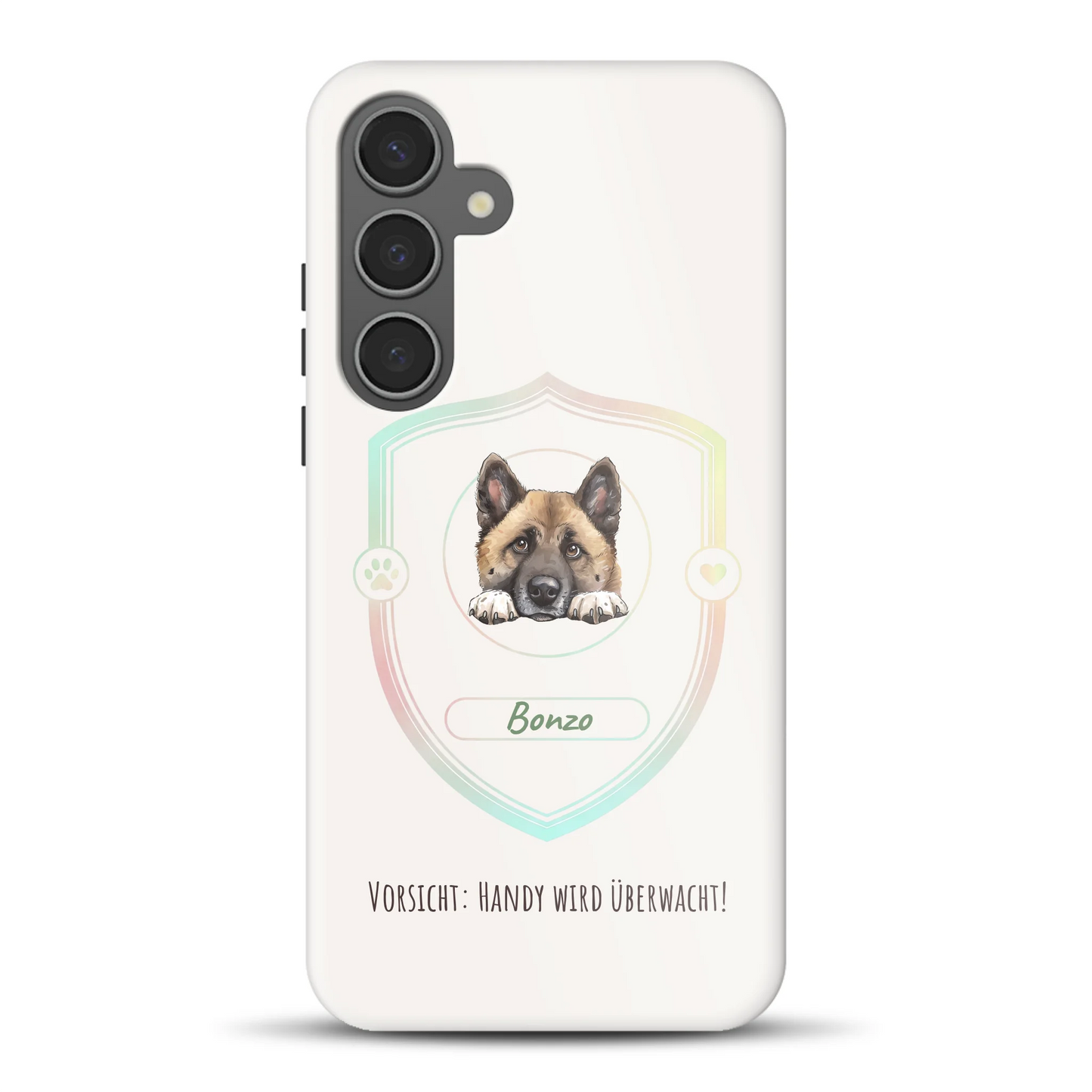 Vorsicht: Handy wird überwacht!  - Individuelle Premium Hülle für Samsung
