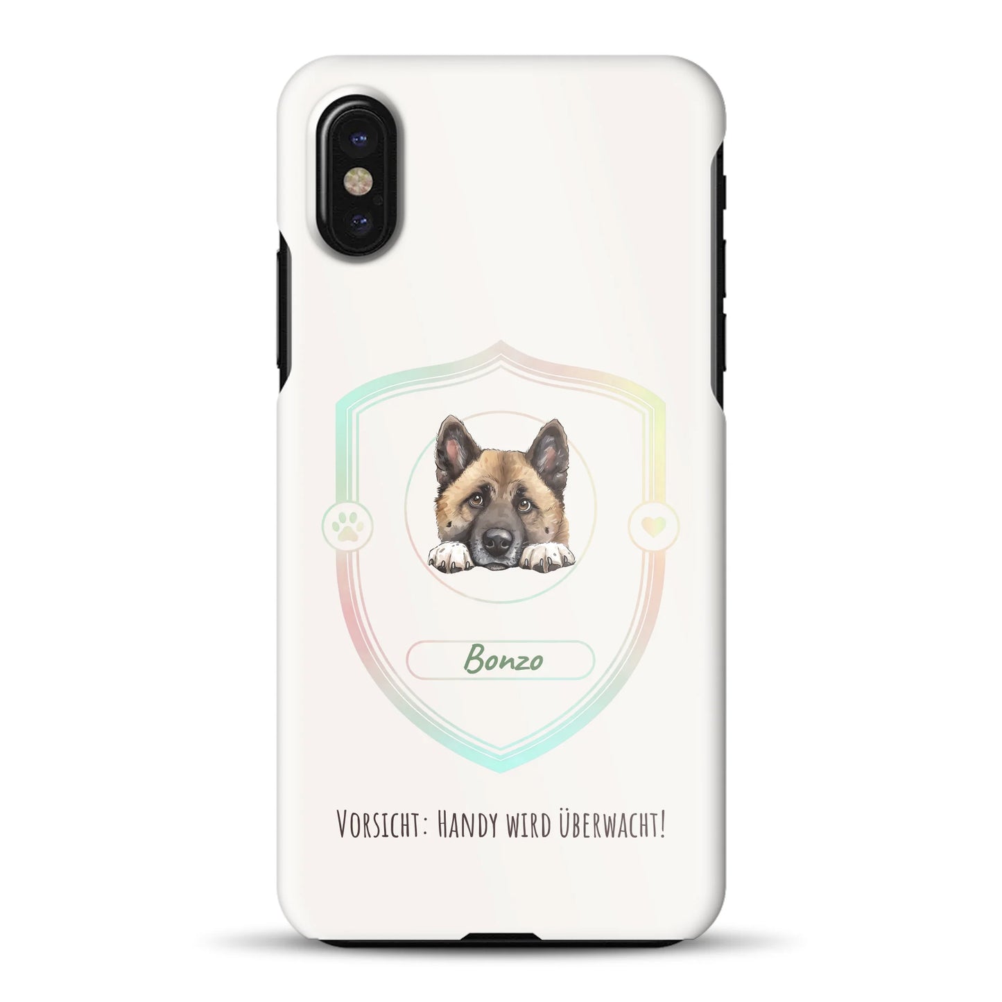 Vorsicht: Handy wird überwacht!  - Individuelle Hardcase Hülle für iPhone