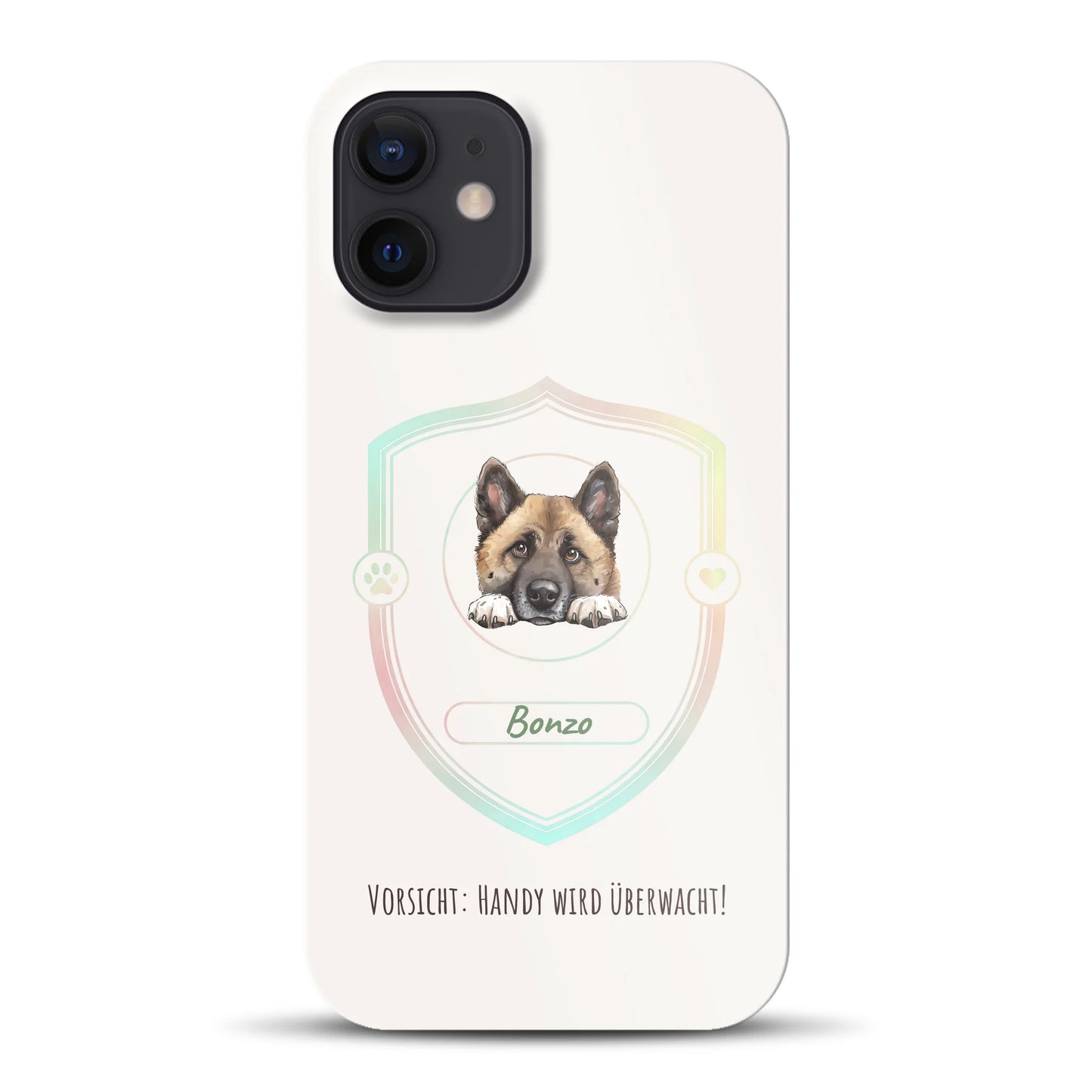 Vorsicht: Handy wird überwacht!  - Individuelle Hardcase Hülle für iPhone