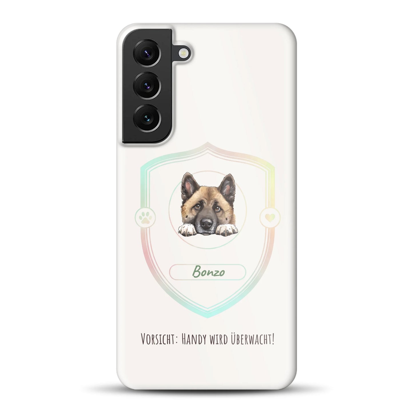 Vorsicht: Handy wird überwacht!  - Individuelle Hardcase Hülle für Samsung