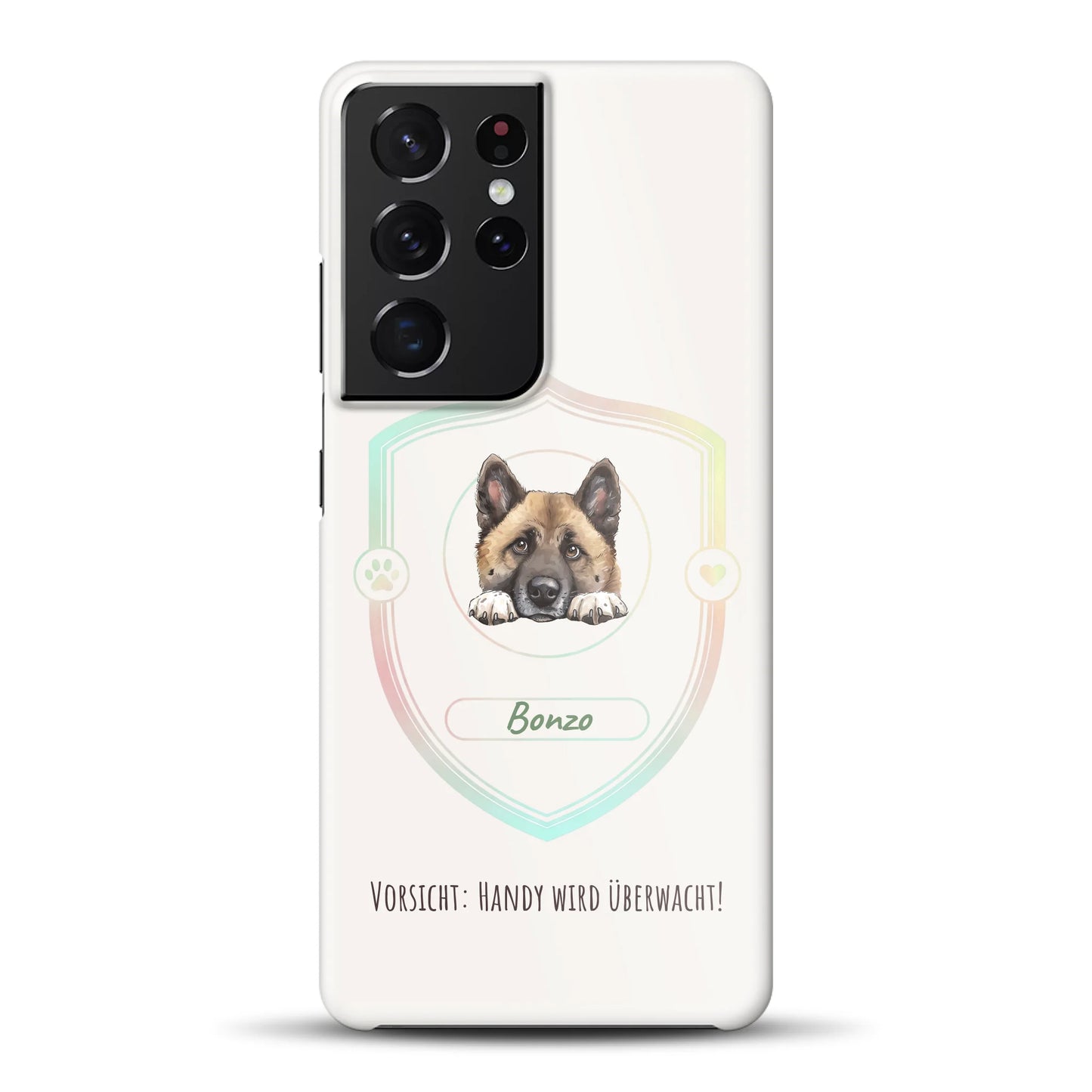 Vorsicht: Handy wird überwacht!  - Individuelle Hardcase Hülle für Samsung