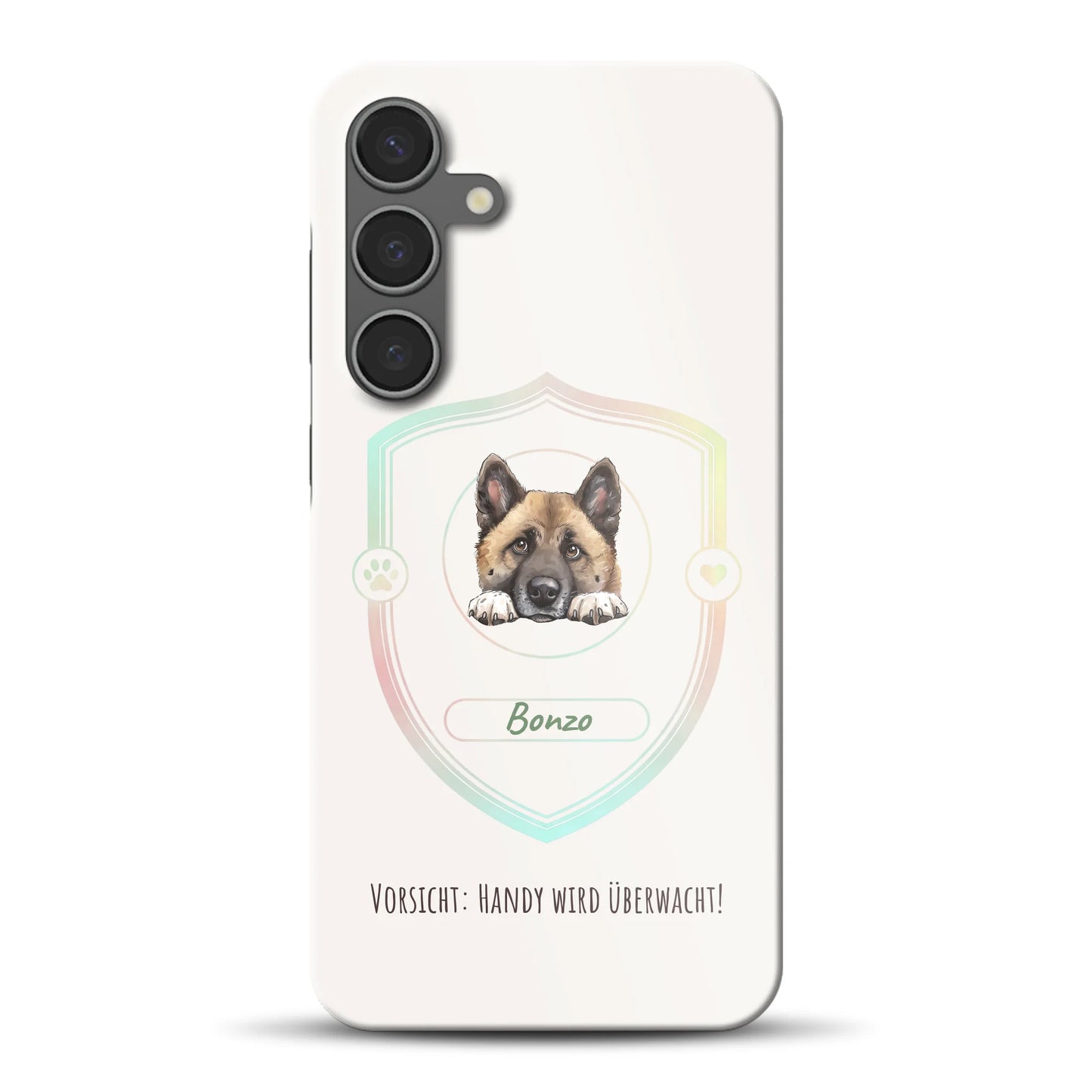 Vorsicht: Handy wird überwacht!  - Individuelle Hardcase Hülle für Samsung