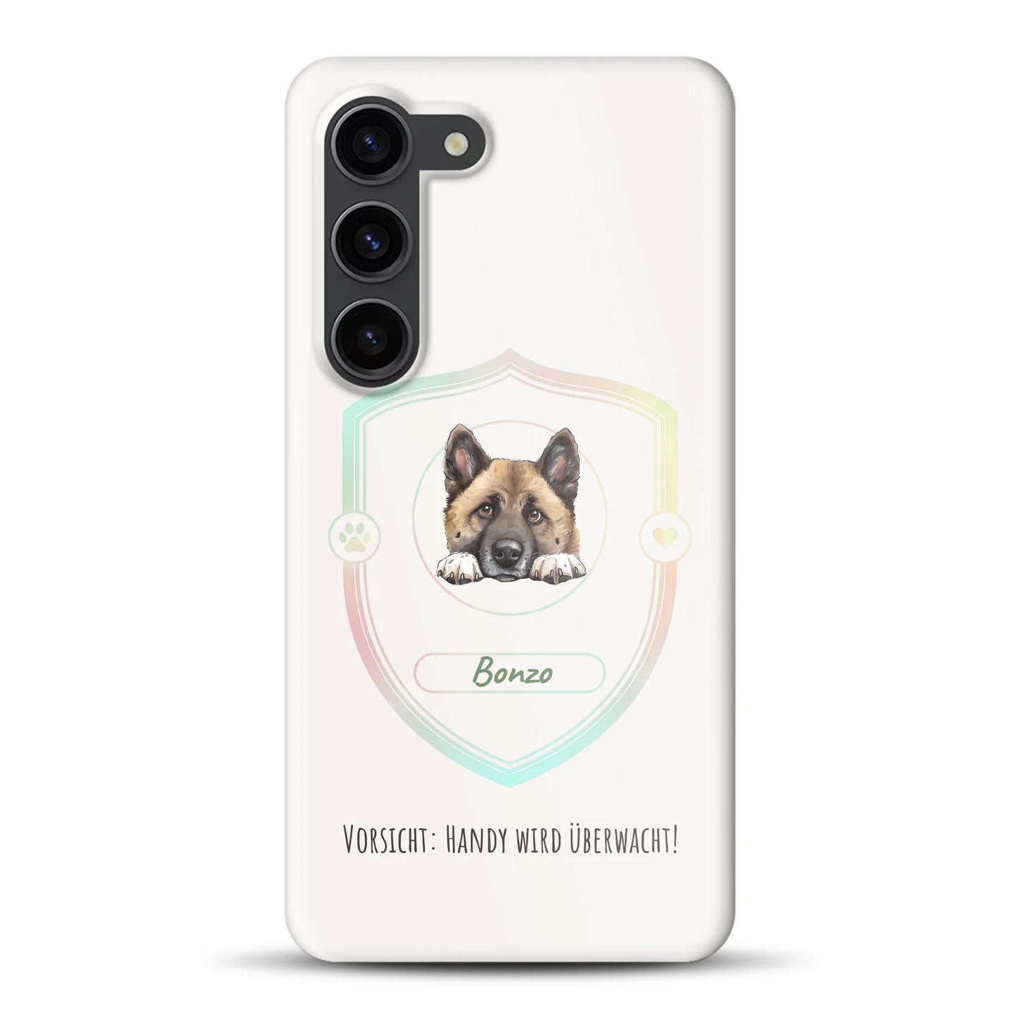 Vorsicht: Handy wird überwacht!  - Individuelle Hardcase Hülle für Samsung