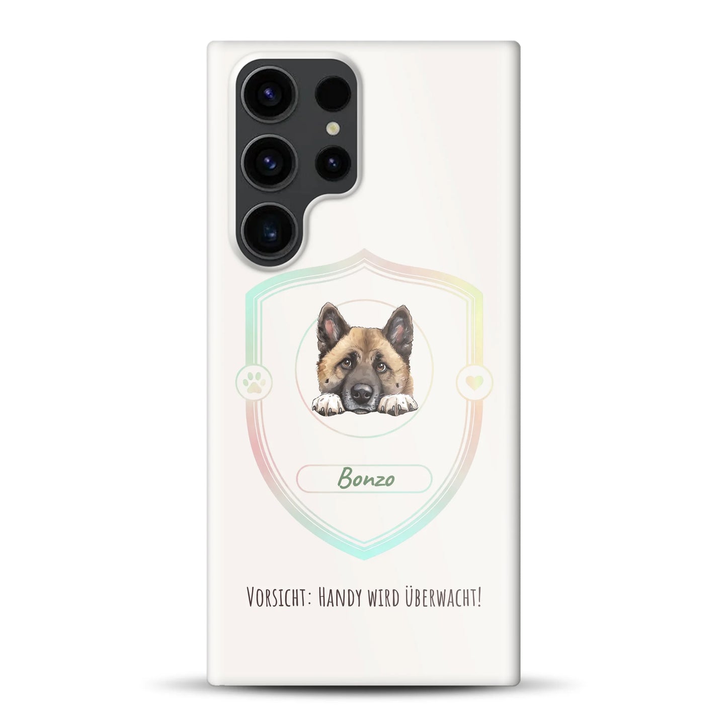 Vorsicht: Handy wird überwacht!  - Individuelle Hardcase Hülle für Samsung