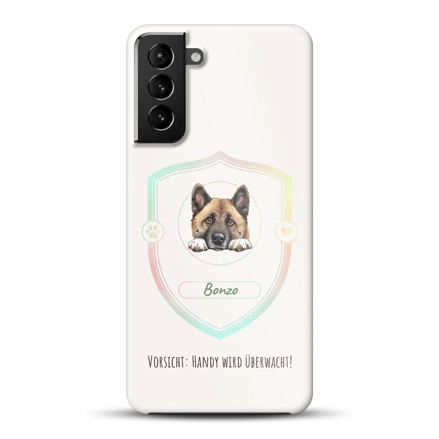Vorsicht: Handy wird überwacht!  - Individuelle Hardcase Hülle für Samsung