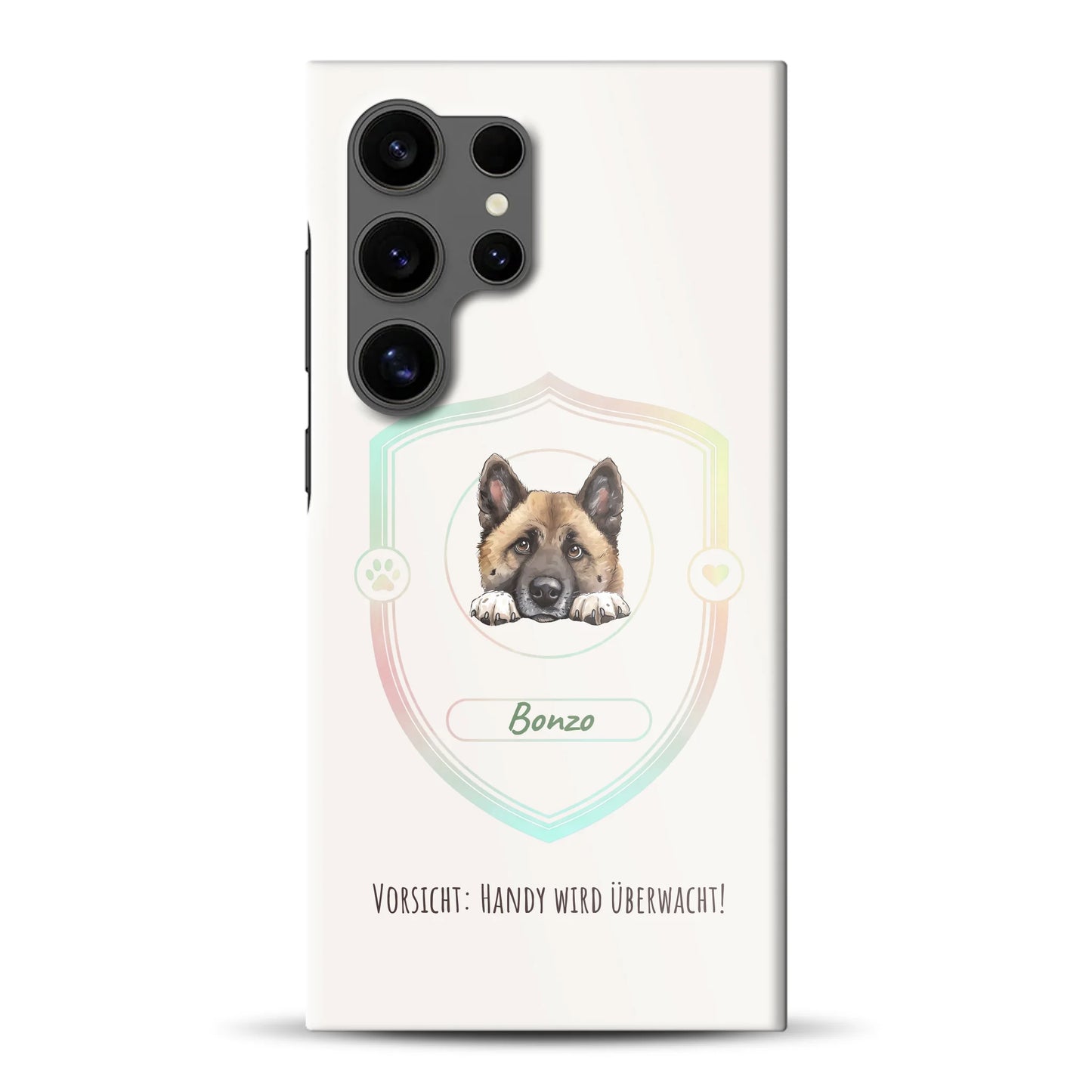 Vorsicht: Handy wird überwacht!  - Individuelle Hardcase Hülle für Samsung