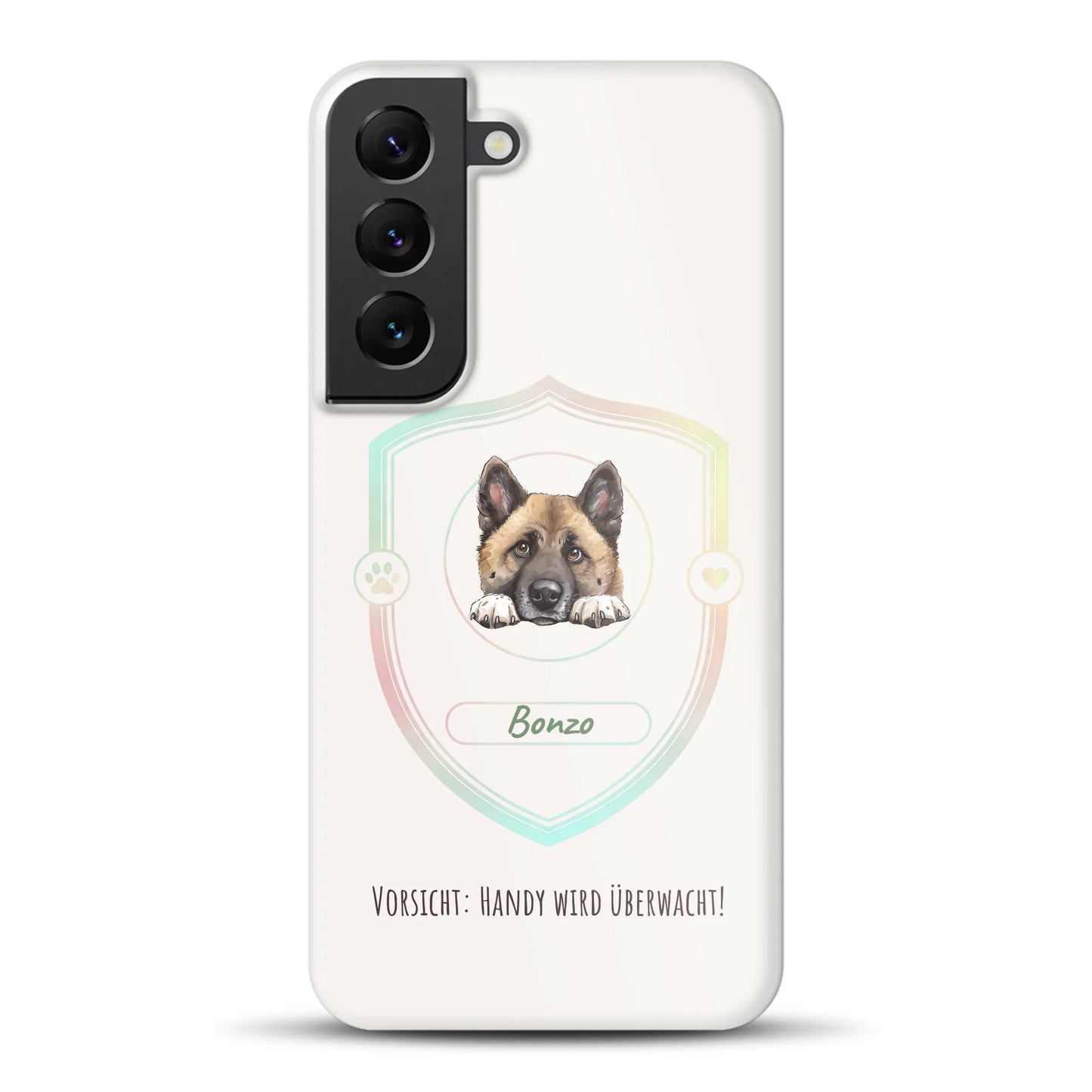 Vorsicht: Handy wird überwacht!  - Individuelle Hardcase Hülle für Samsung