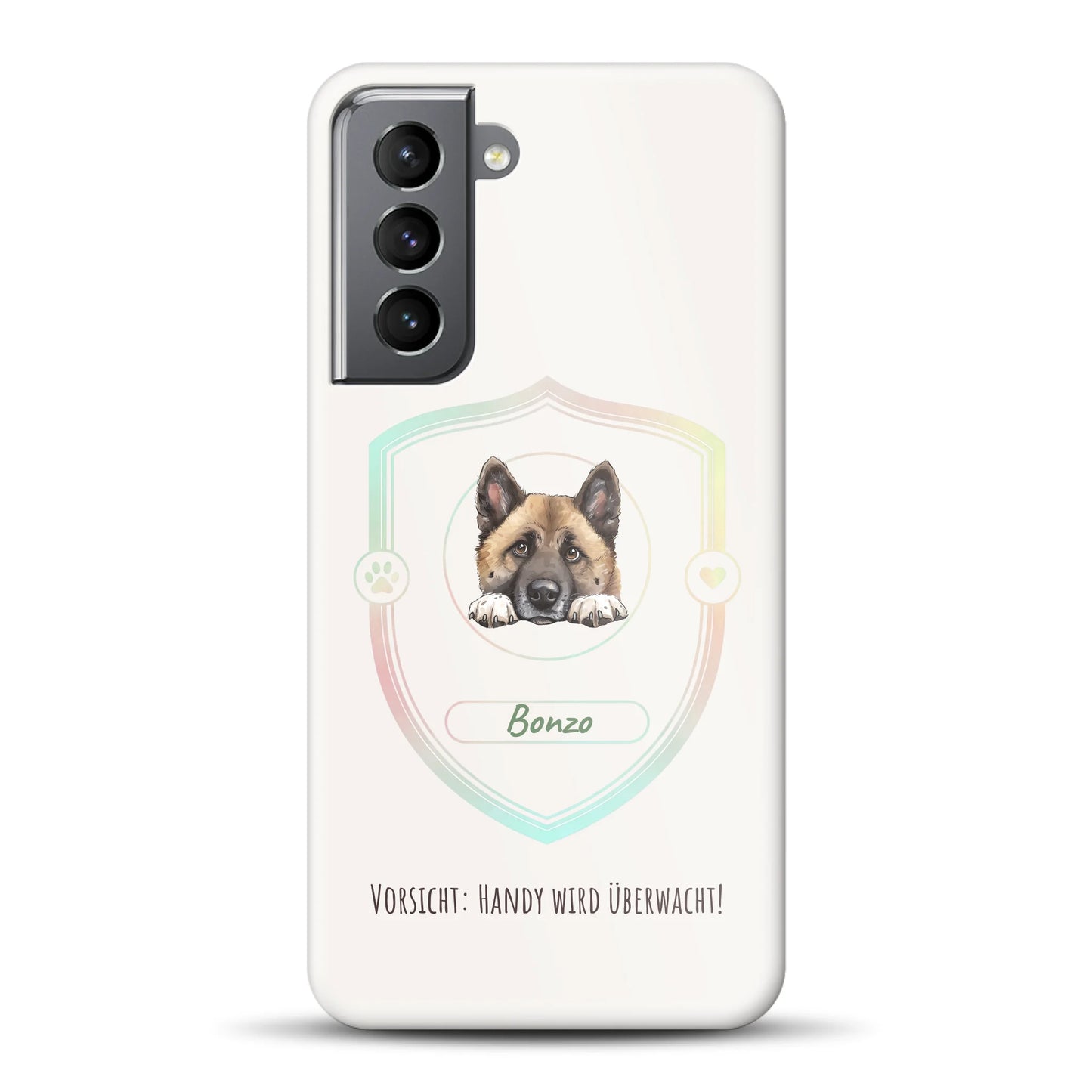 Vorsicht: Handy wird überwacht!  - Individuelle Hardcase Hülle für Samsung