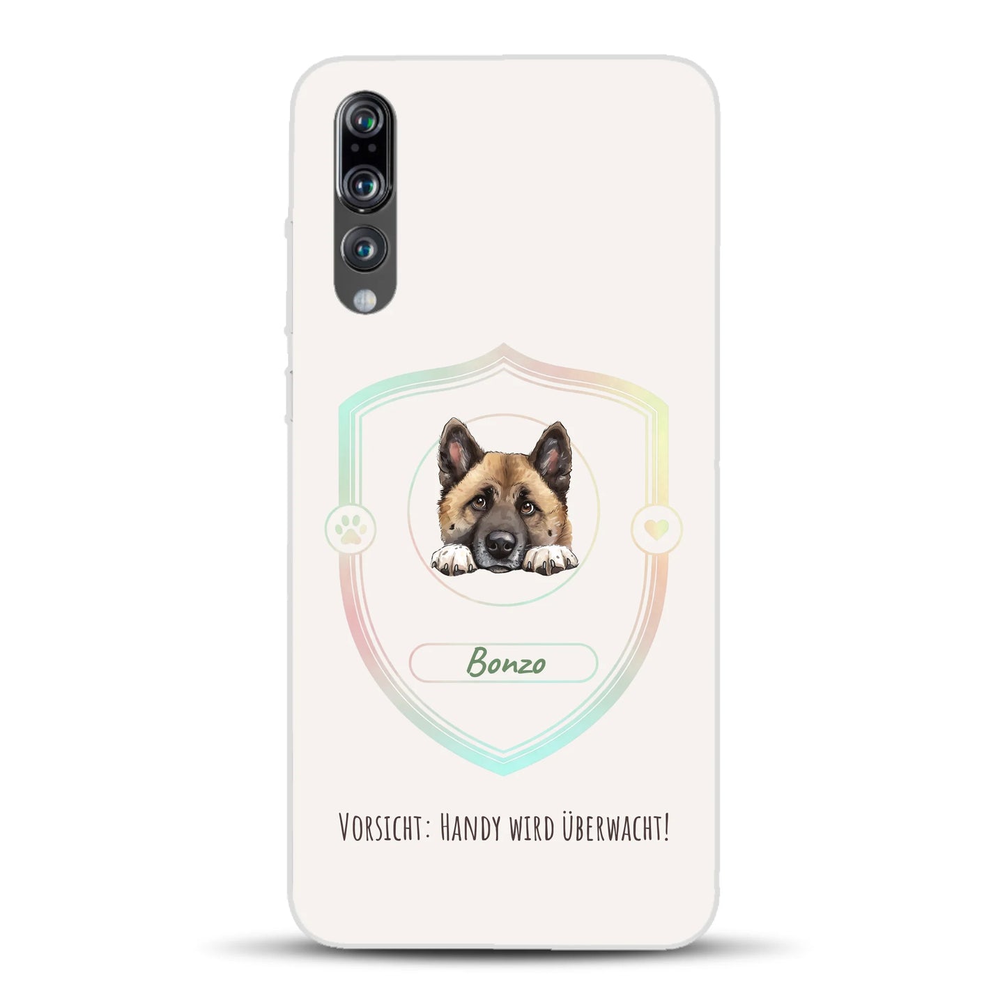 Vorsicht: Handy wird überwacht! - Individuelle Handyhülle für Huawei