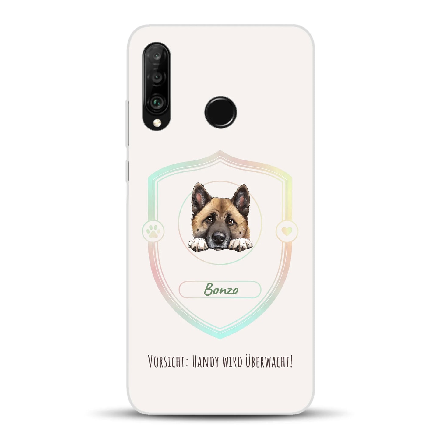 Vorsicht: Handy wird überwacht! - Individuelle Handyhülle für Huawei