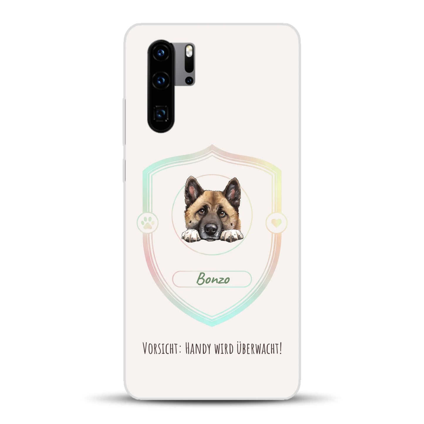 Vorsicht: Handy wird überwacht! - Individuelle Handyhülle für Huawei