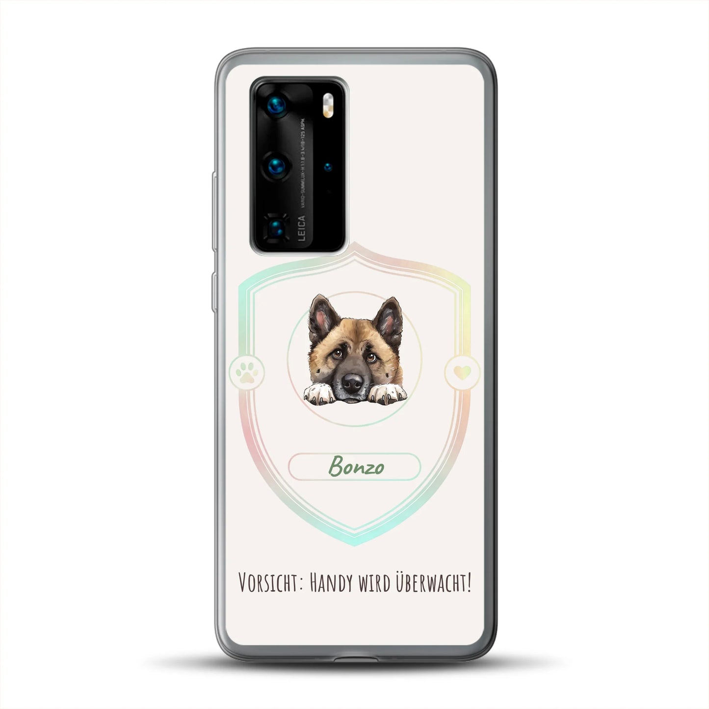 Vorsicht: Handy wird überwacht! - Individuelle Handyhülle für Huawei