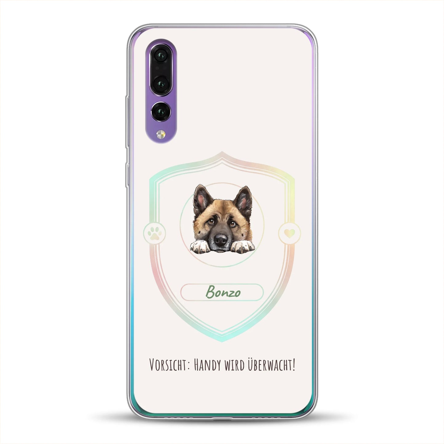 Vorsicht: Handy wird überwacht! - Individuelle Handyhülle für Huawei