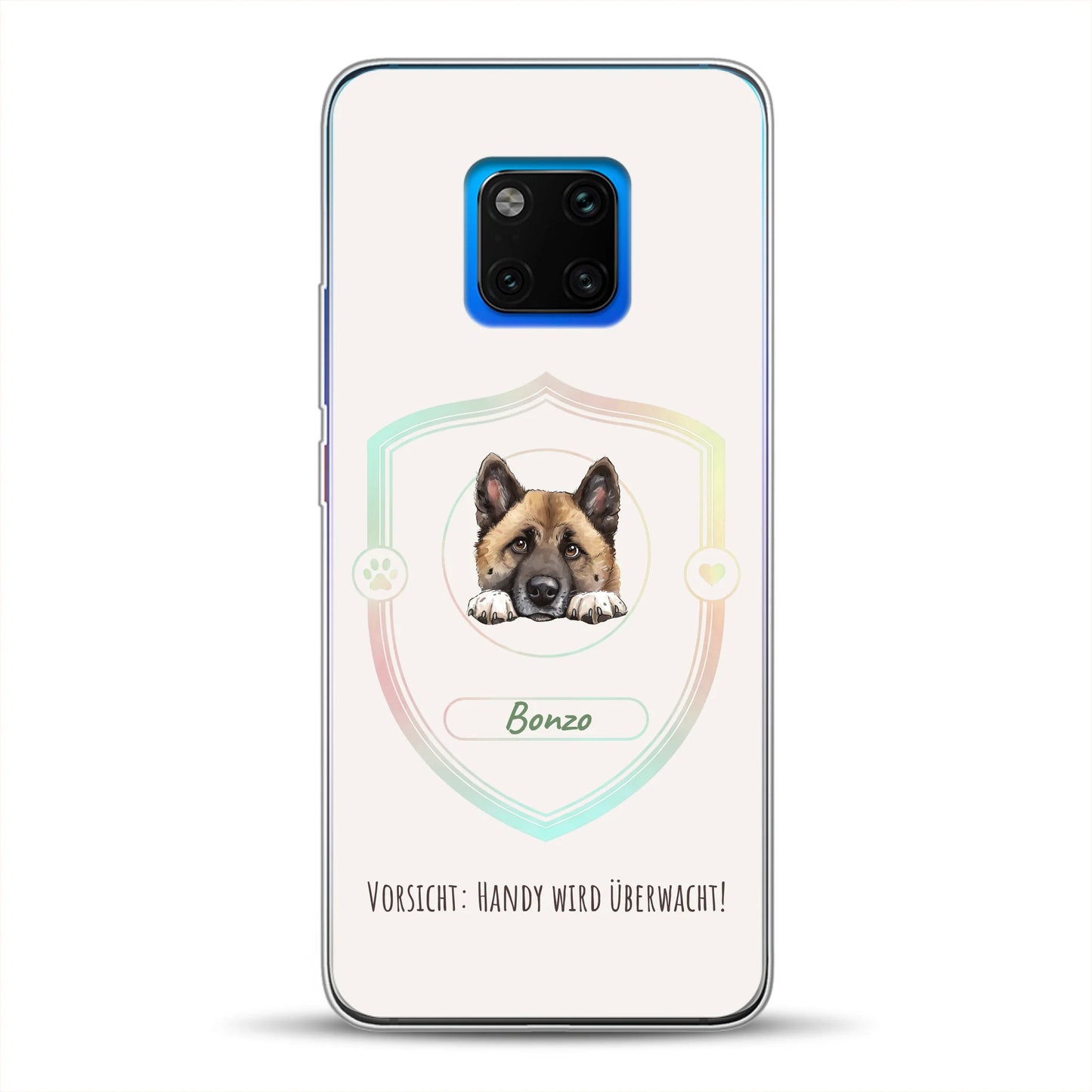 Vorsicht: Handy wird überwacht! - Individuelle Handyhülle für Huawei