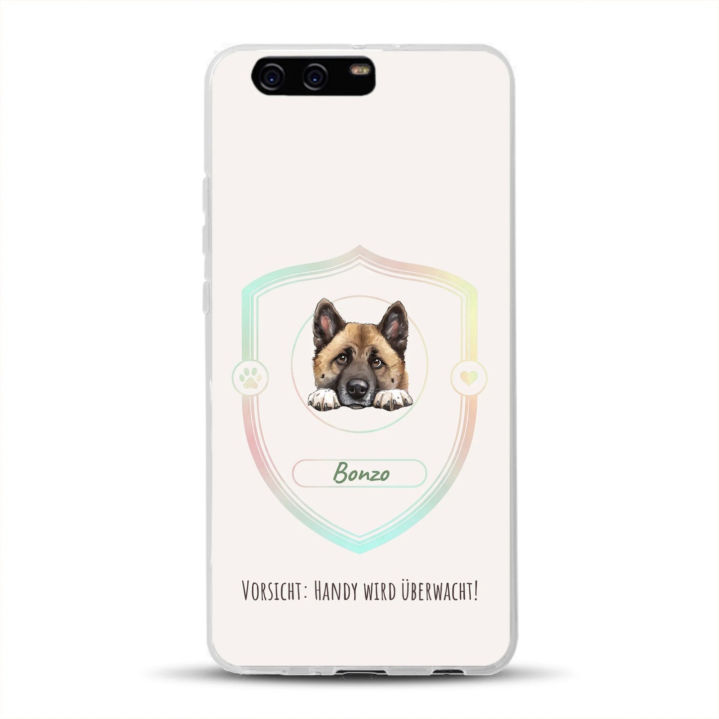 Vorsicht: Handy wird überwacht! - Individuelle Handyhülle für Huawei
